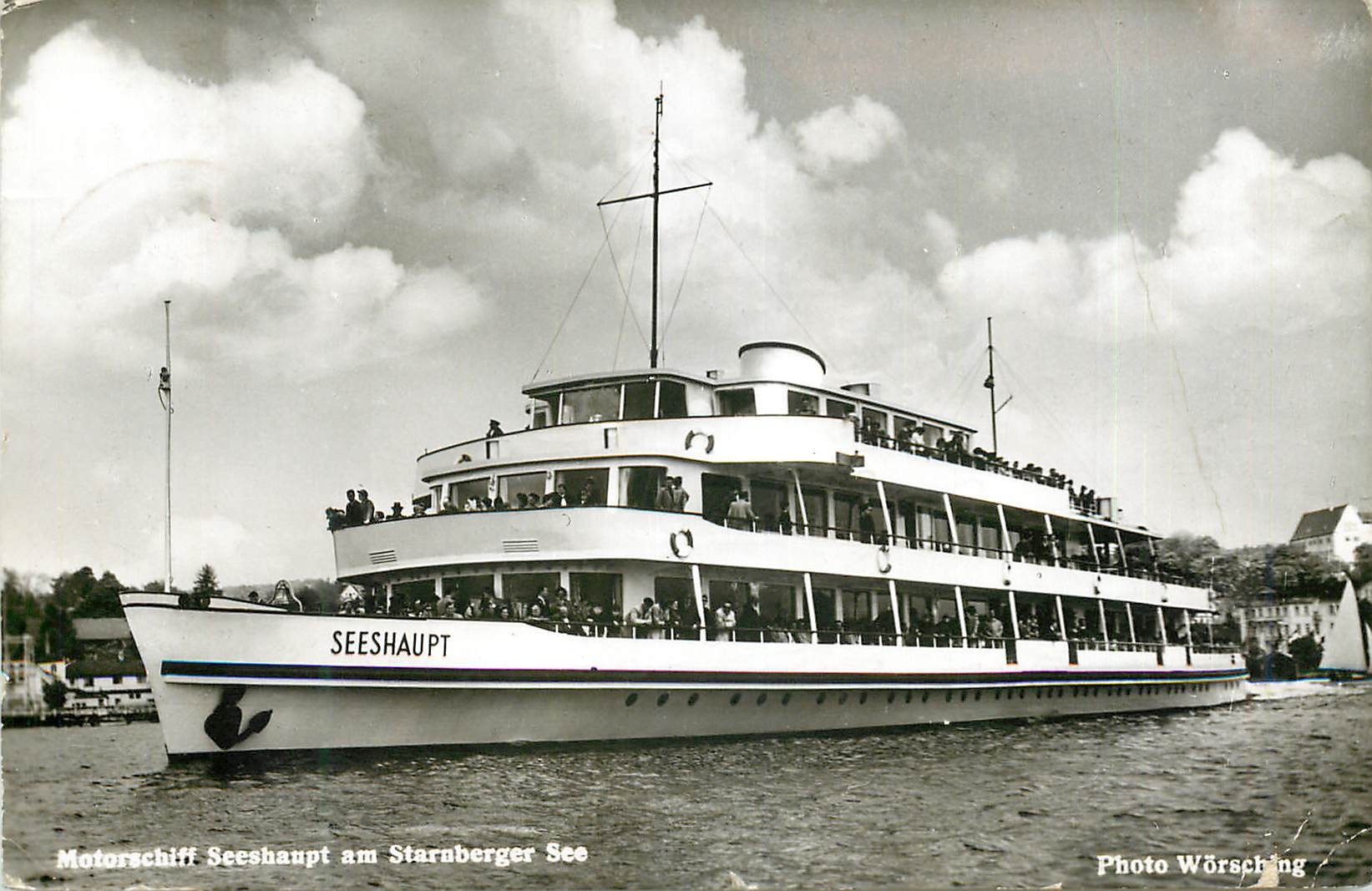 CPM Motorschiff Seeshaupt am Staruberger See Bateau