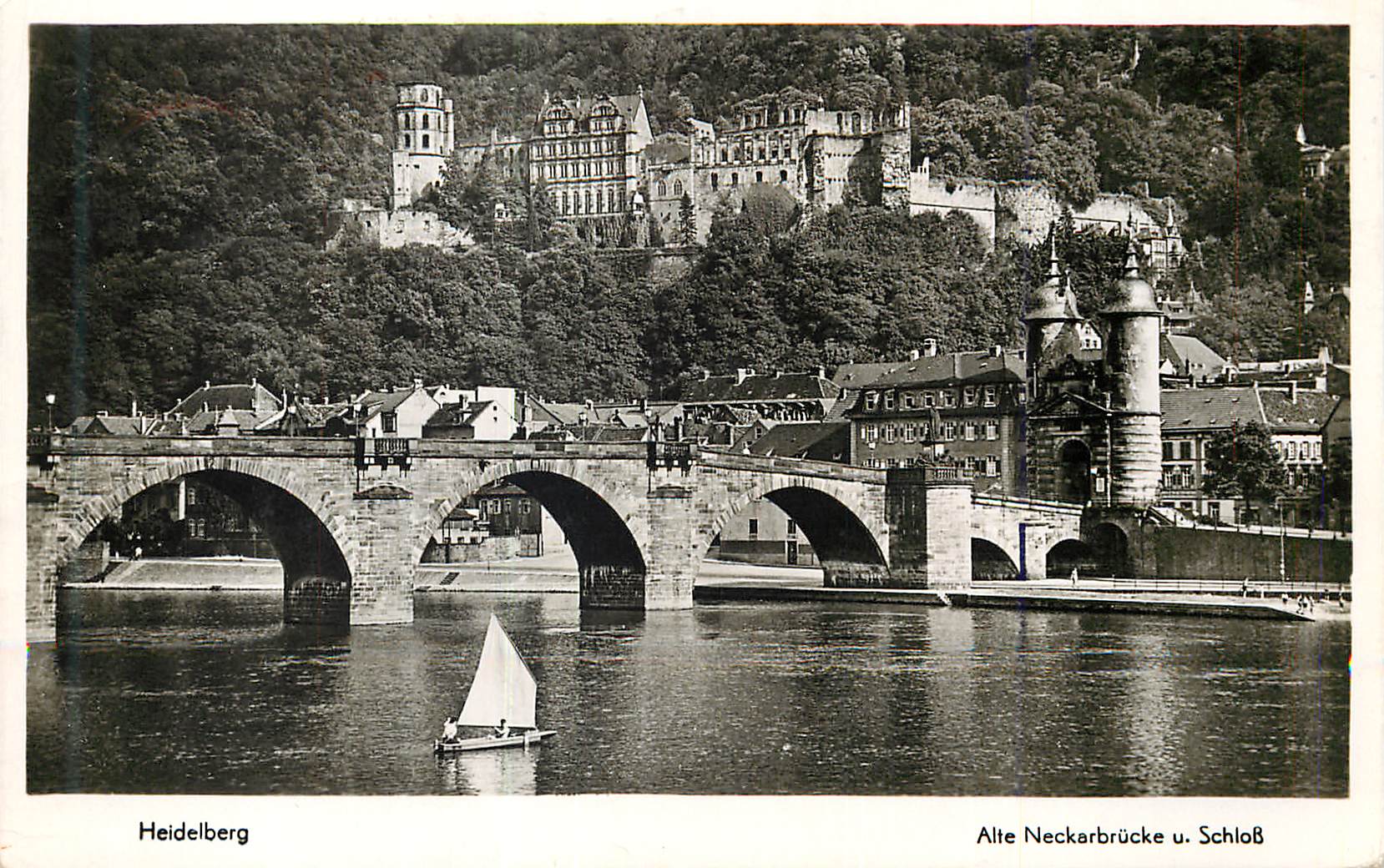 CPM Heidelberg Alte Neckarbrucke u Schloss 