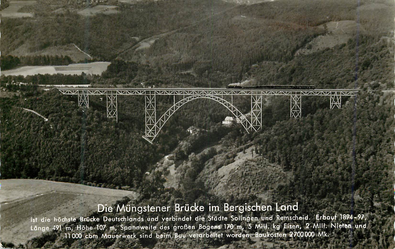 CPM Die Munstener Brucke im Bergischen Land Train