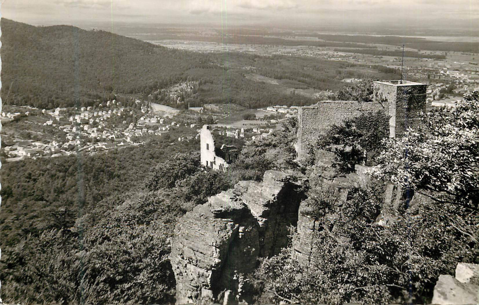 CPM Baden Baden Schloss Hohenbaden m Blick zur Weststadt 