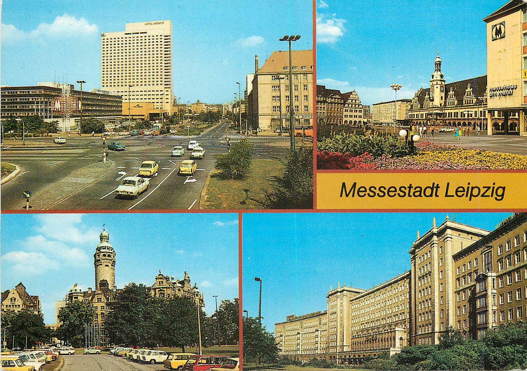 CPM Blick zum Hotel Merkur 