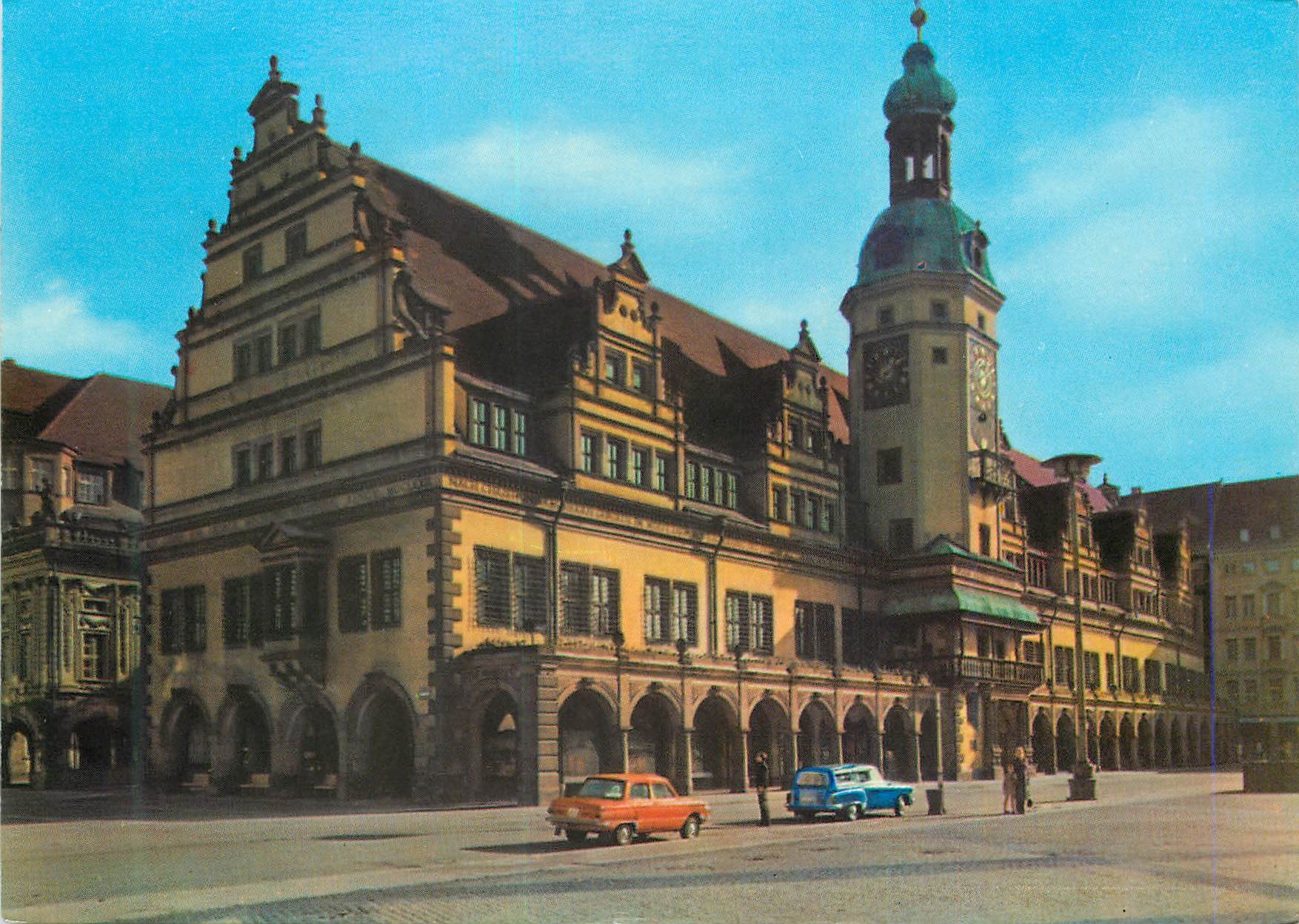 CPM Messestadt Leipzig Ancien Hotel de Ville Place du Marche 