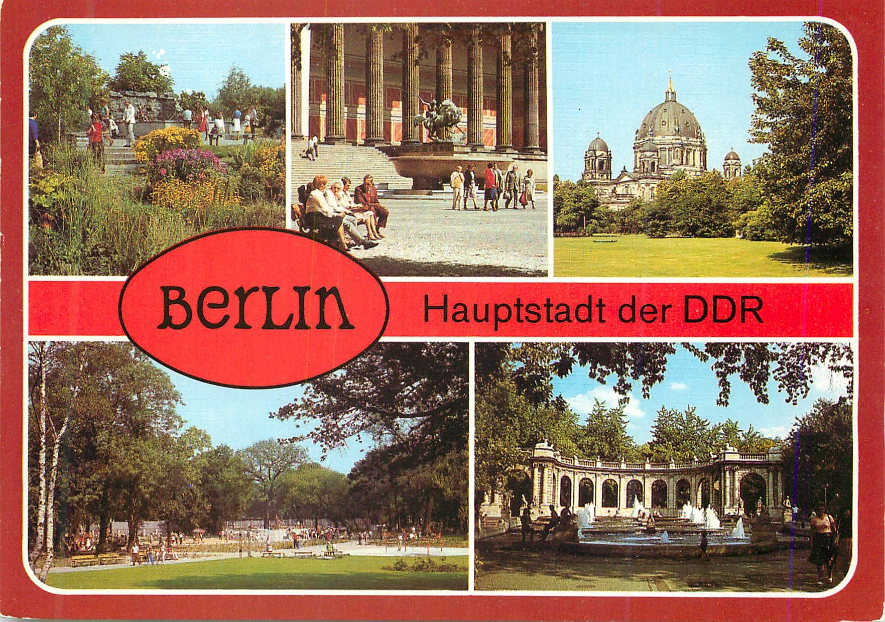 CPM Berlin Hauptstadt der DDR Marchenbrunnen im Friedrichshain 
