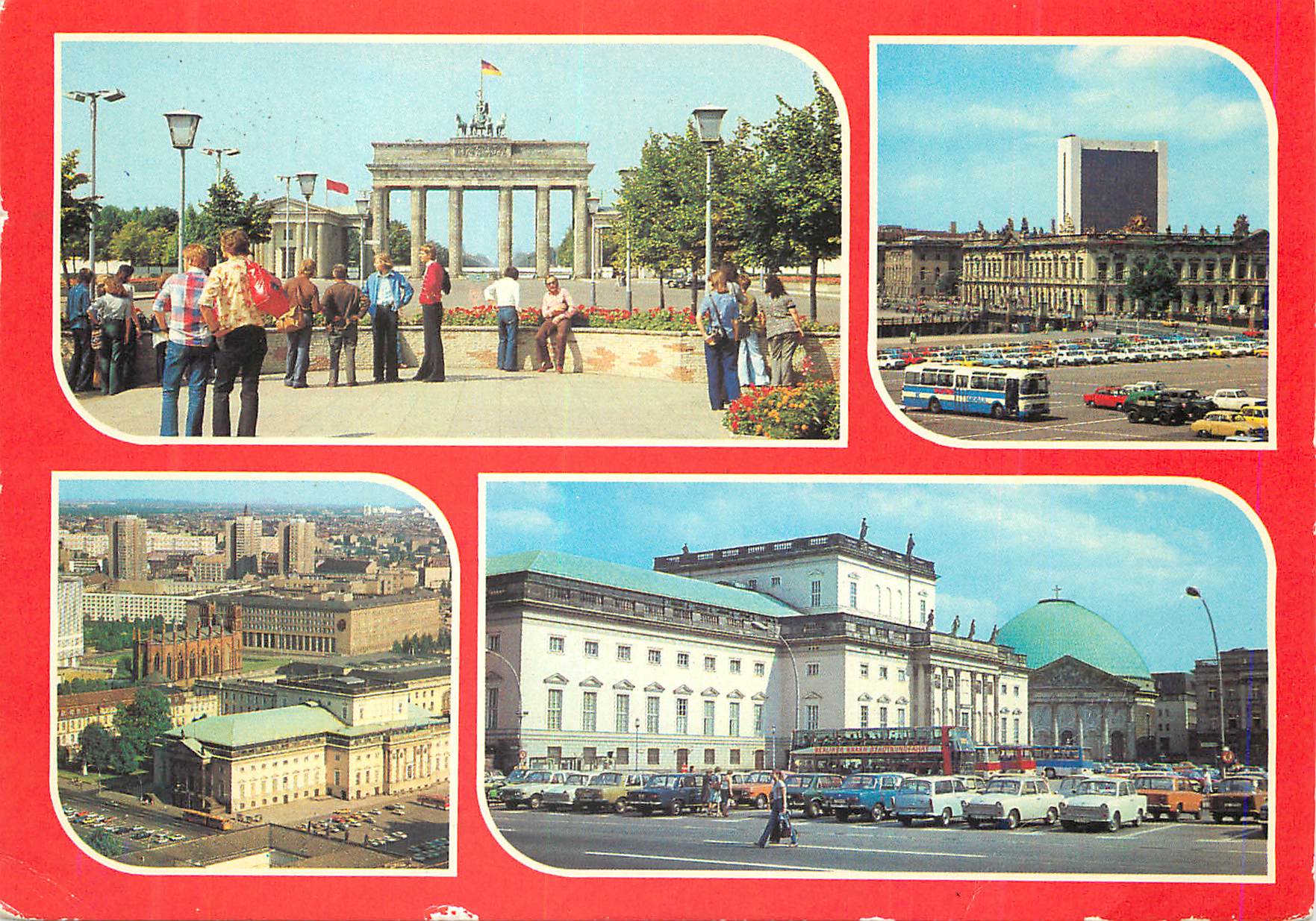 CPM Berlin Hauptstadt der DDR Brandenburger Tor 