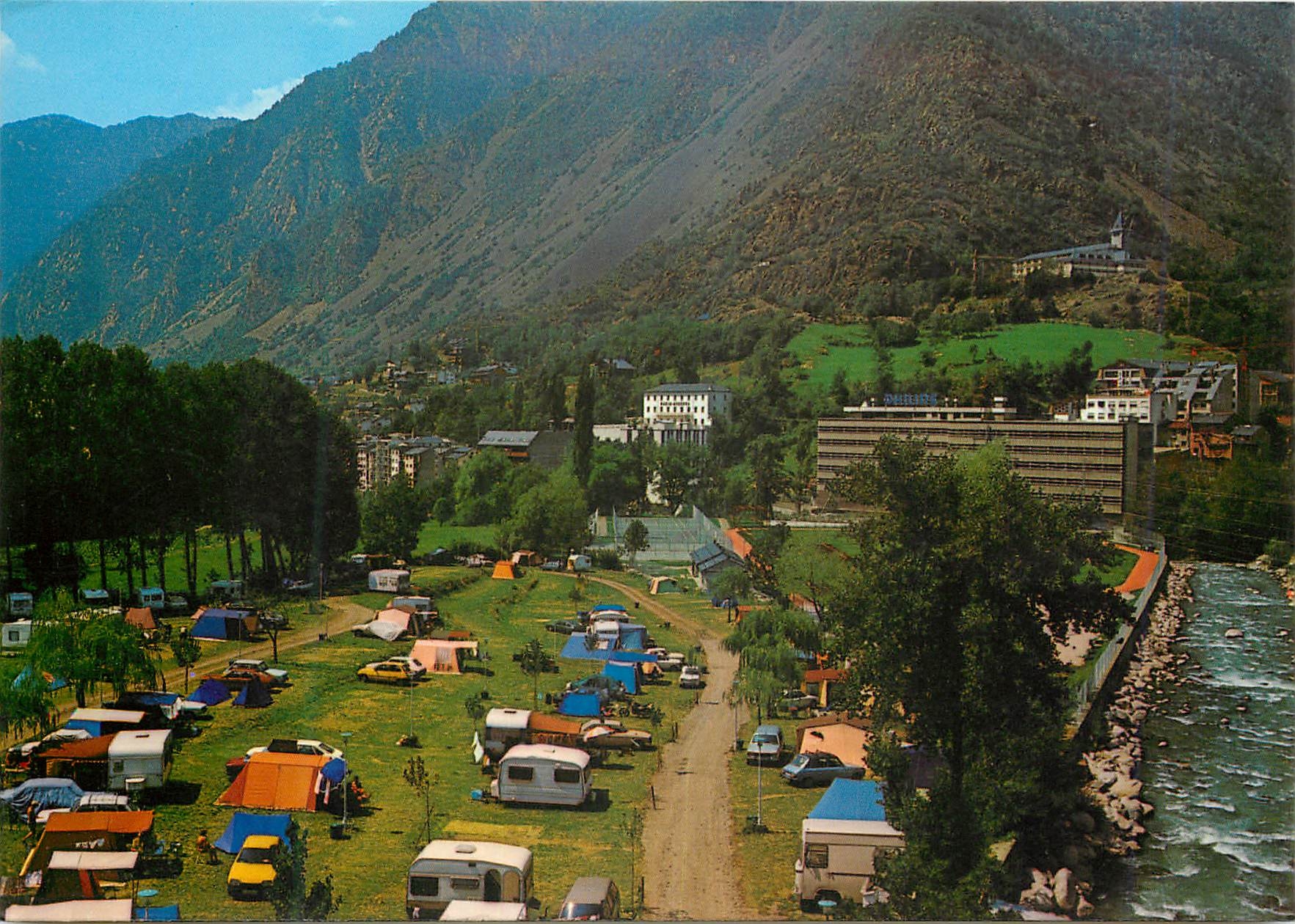 CPM Andorra Camping Escaldes 