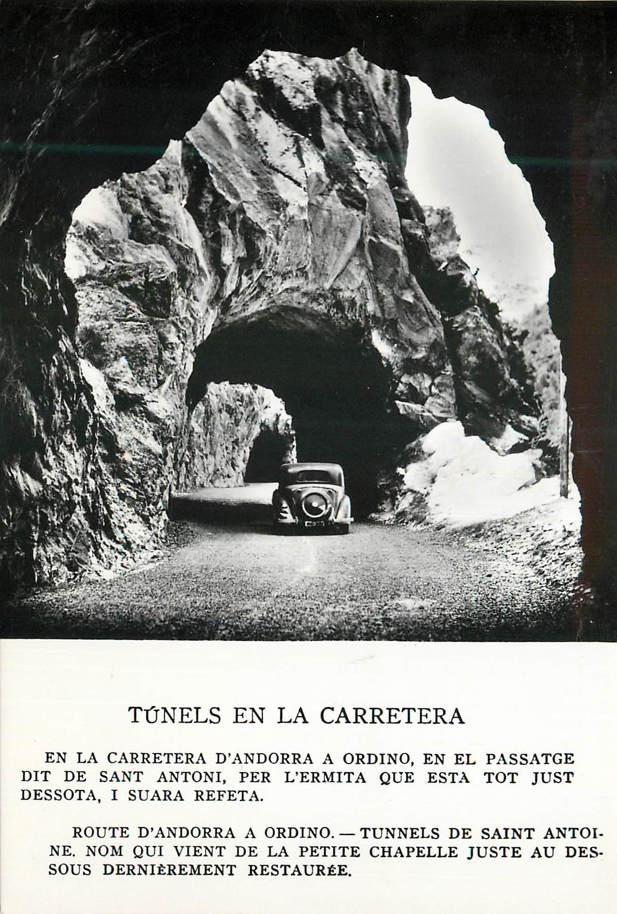 CPM Tunelez en la carrefors de Andorra a Ordino 