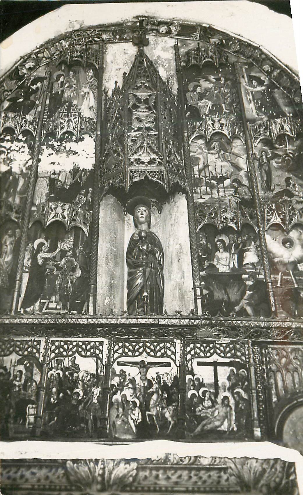 CPM St Joan de Caselles Canillo Andorra Beau retable gothique 