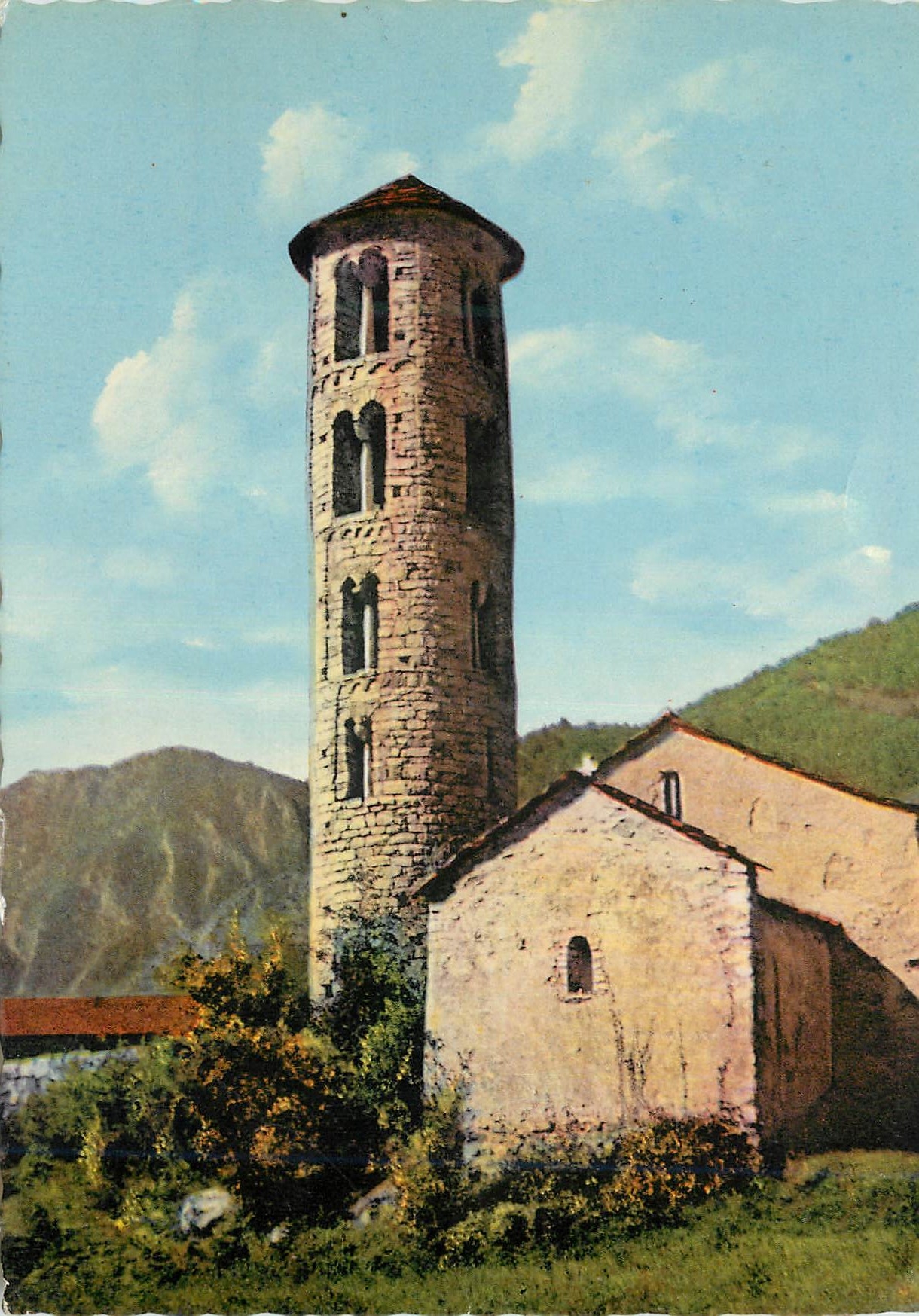CPM Andorre La Vieille Eglise romane 