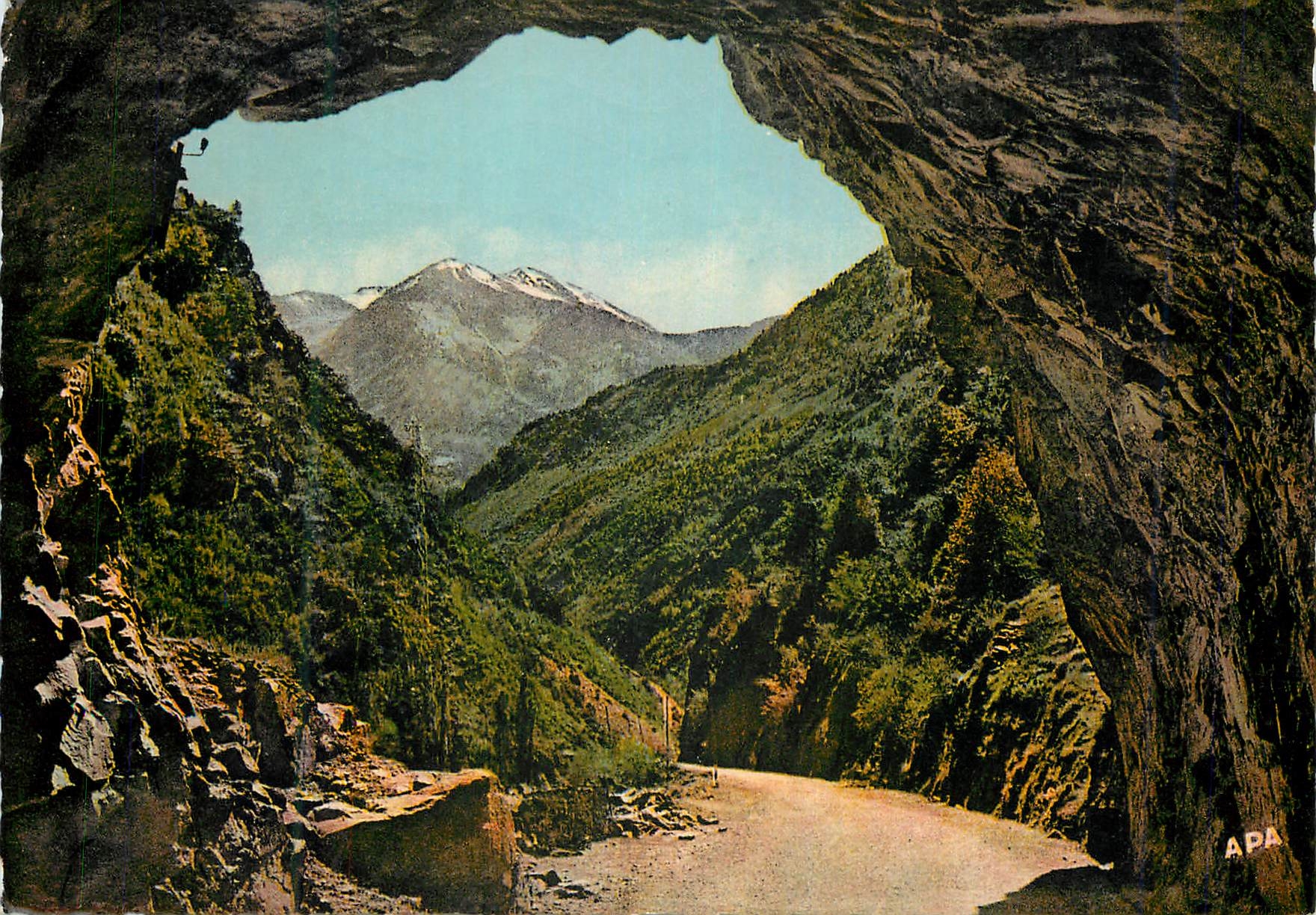 CPM Valls d Andorra La Massana Sortie du tunnel route de la Massana 