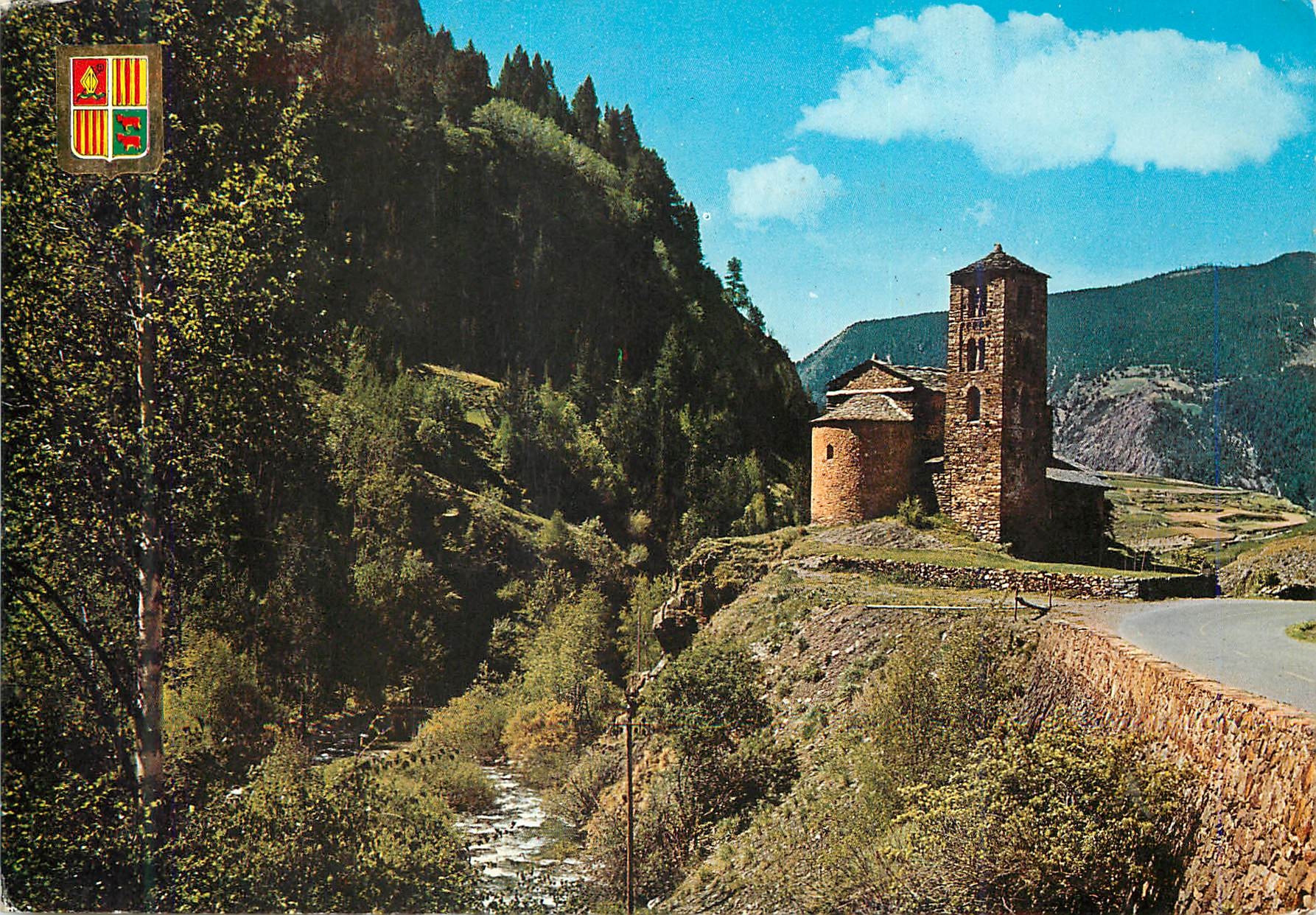 CPM Valls d Andorra Canillo L eglise roman de St Jean de Casselles 