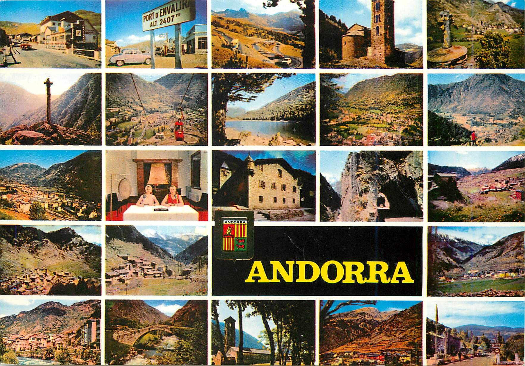 CPM Valls d Andorra Bonics paisatgues andorrane 