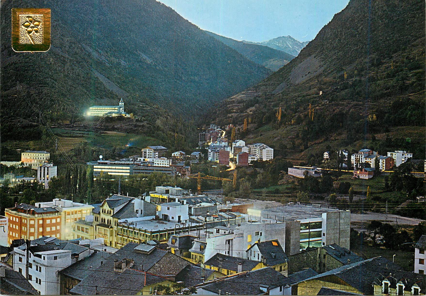 CPM Valls d Andorra Les Escaldes Vue partielle 