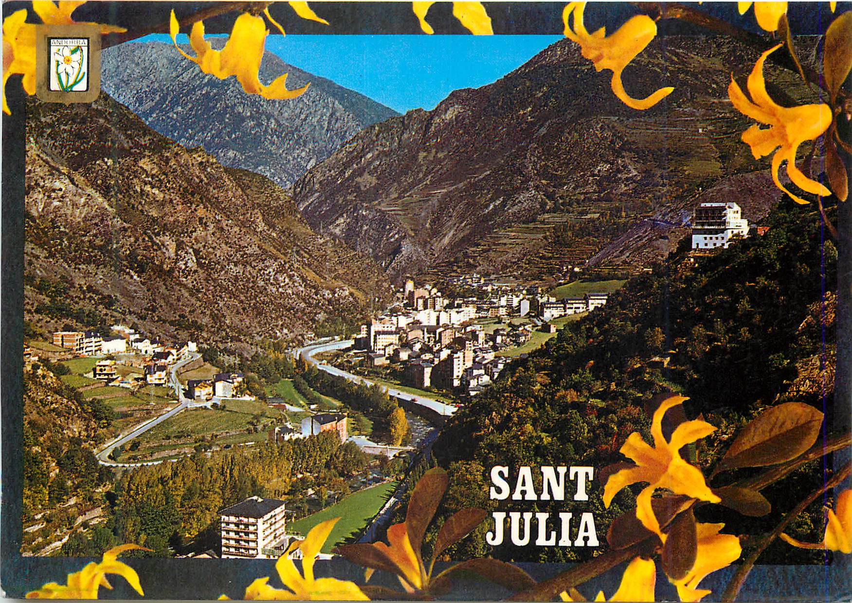 CPM Valls d Andorra Sant Julia de Loria Vue generale 