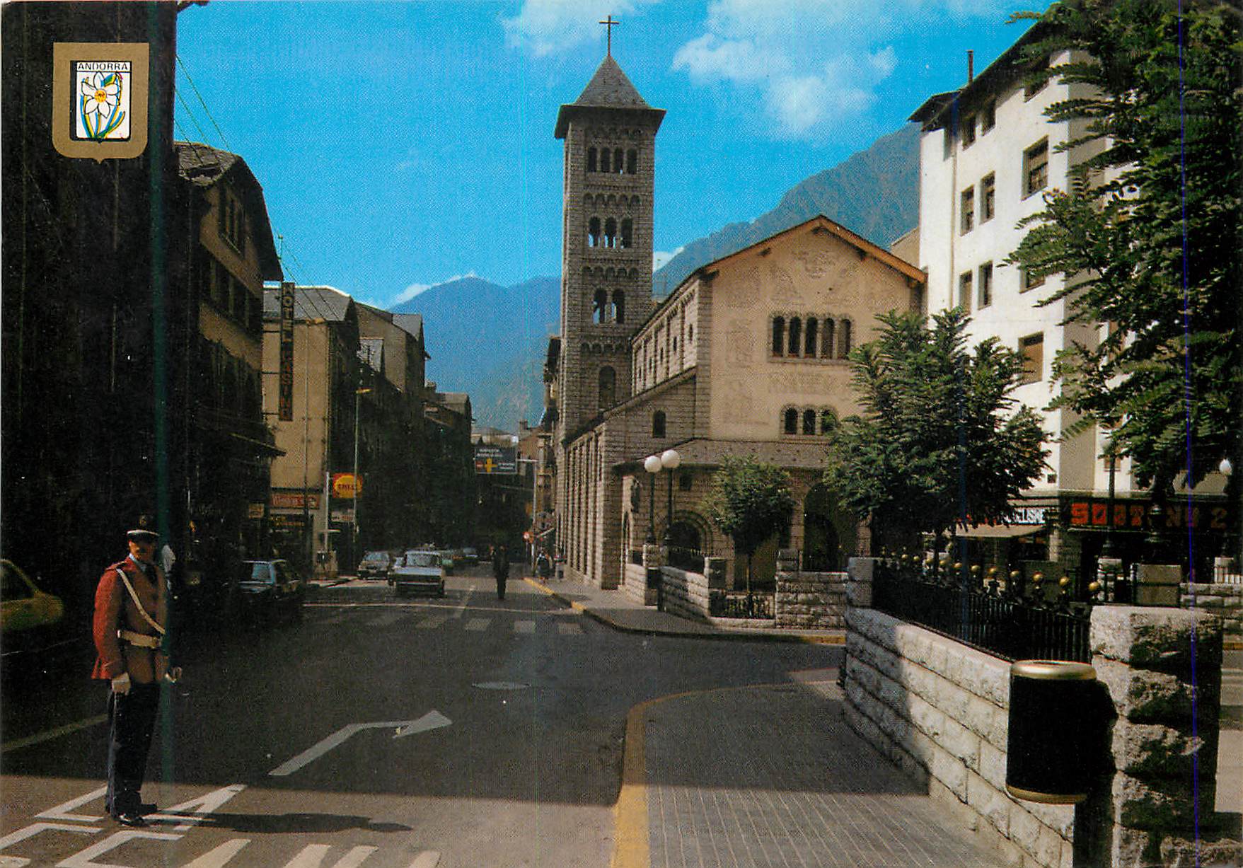 CPM Valls d Andorra Les Escaldes Avenue Carlo Magno 