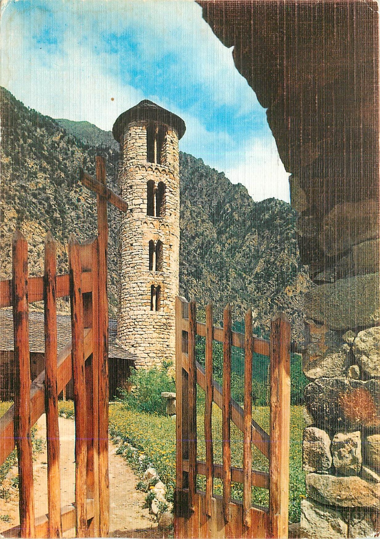 CPM Valls d Andorra Santa Coloma Chapelle romane 