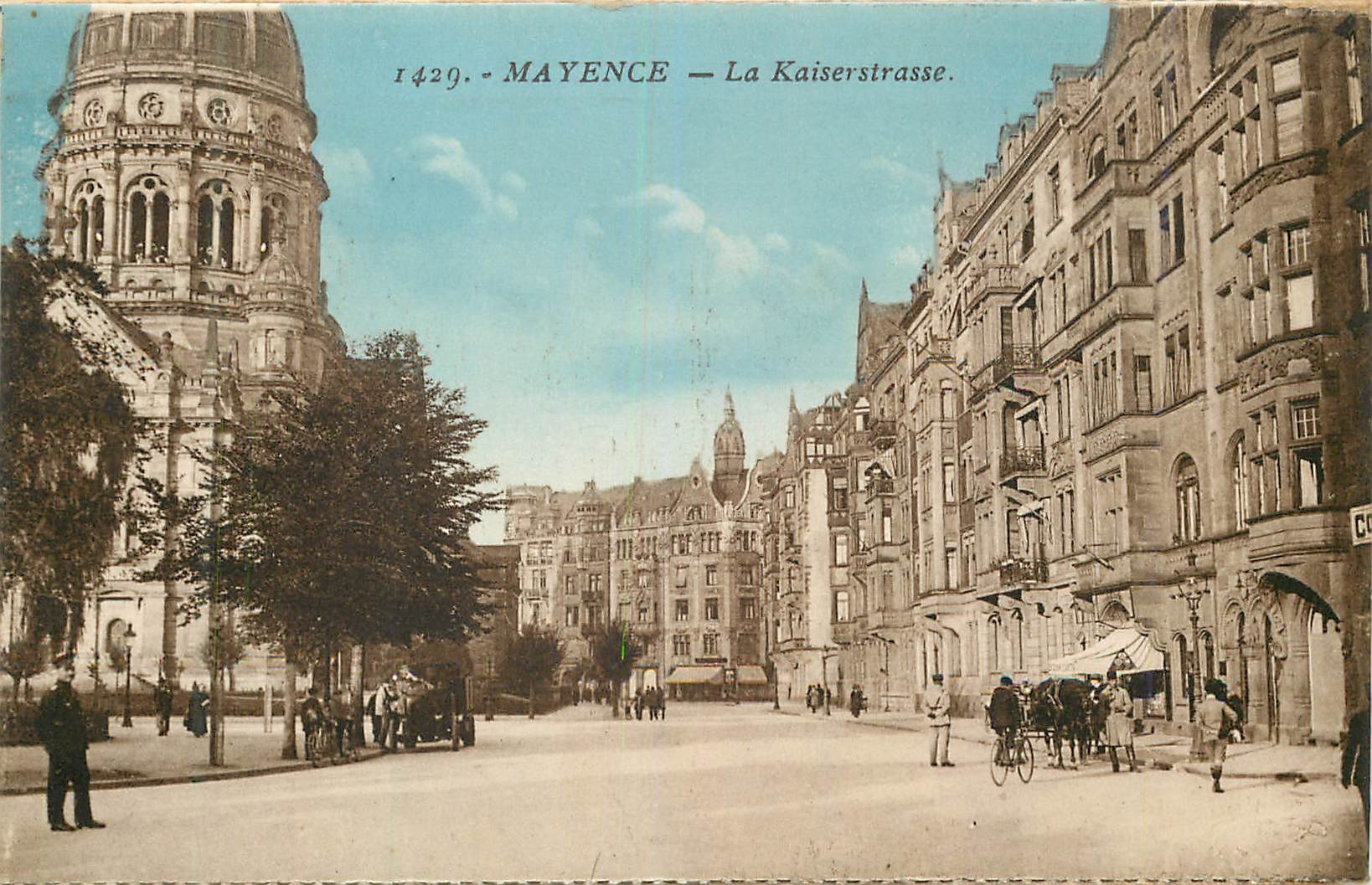 CPA Mayence La Kaiserstrasse 