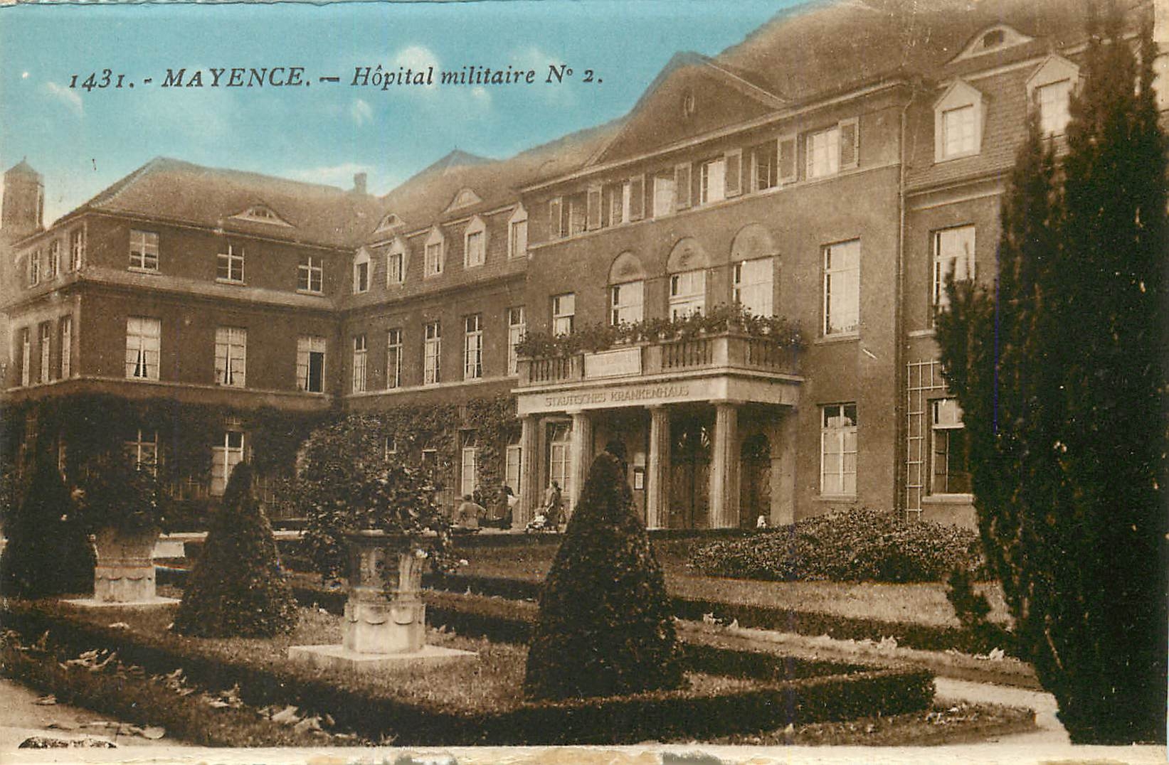 Mayence — Hôpital militaire N° 2 — STAATLICHES KRANKENHAUS