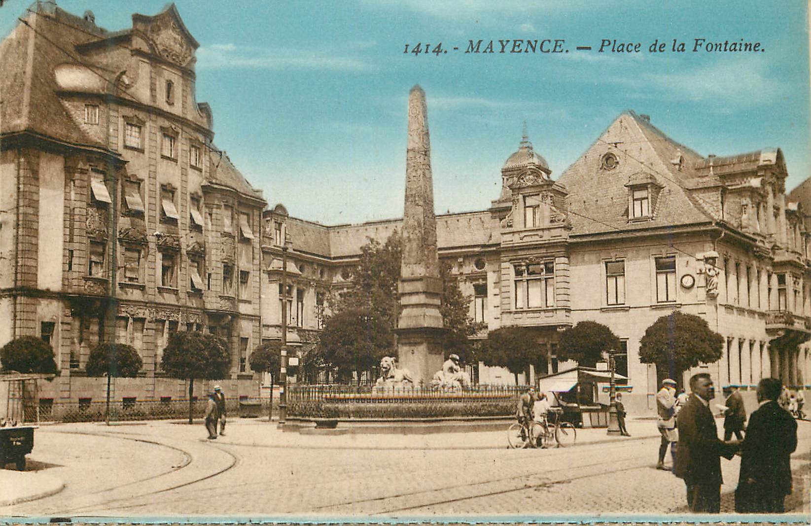 CPA Mayence Place de la Fontaine 