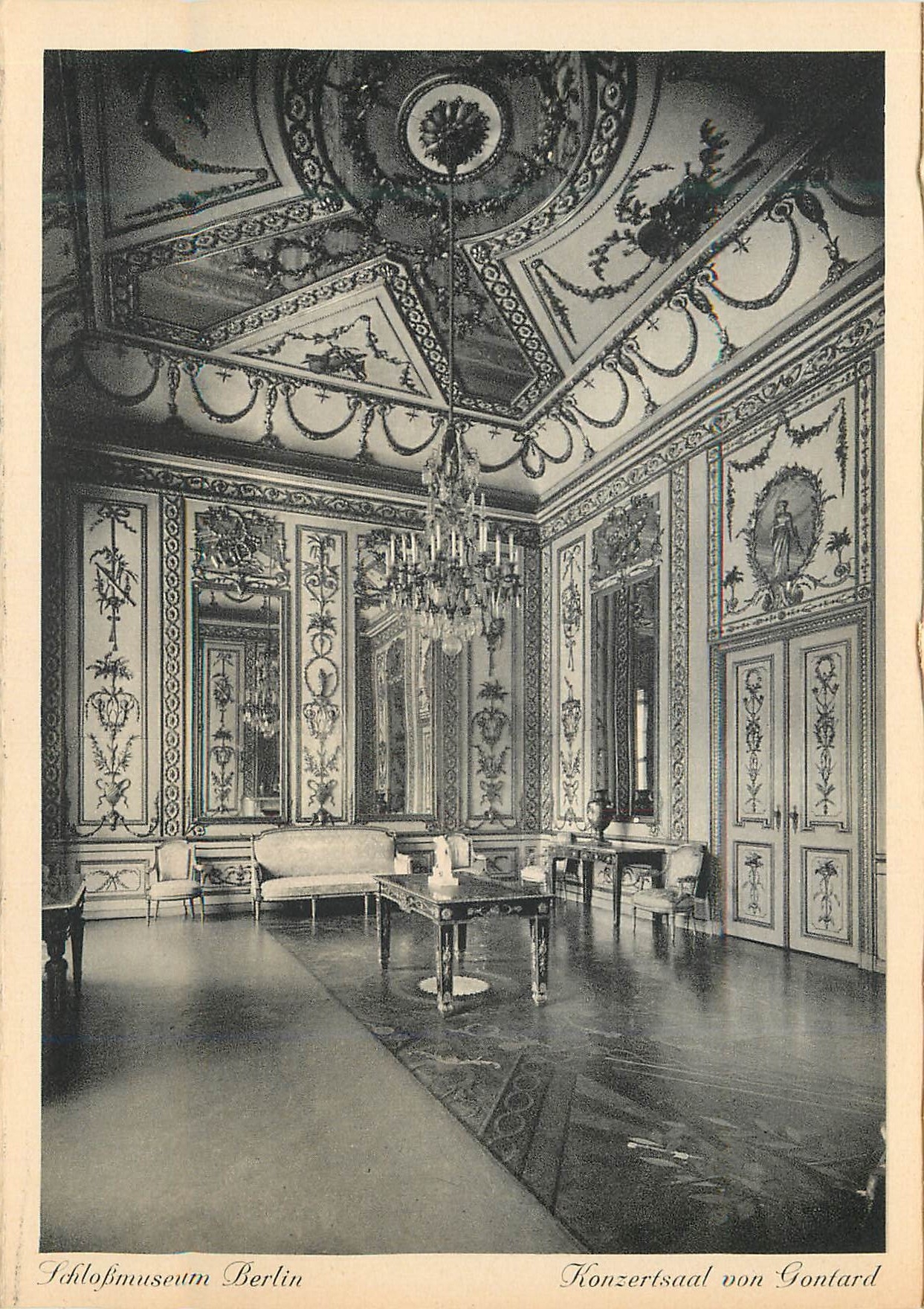 CPA Schlossmuseum Berlin Konzerfsaal von Gontard 