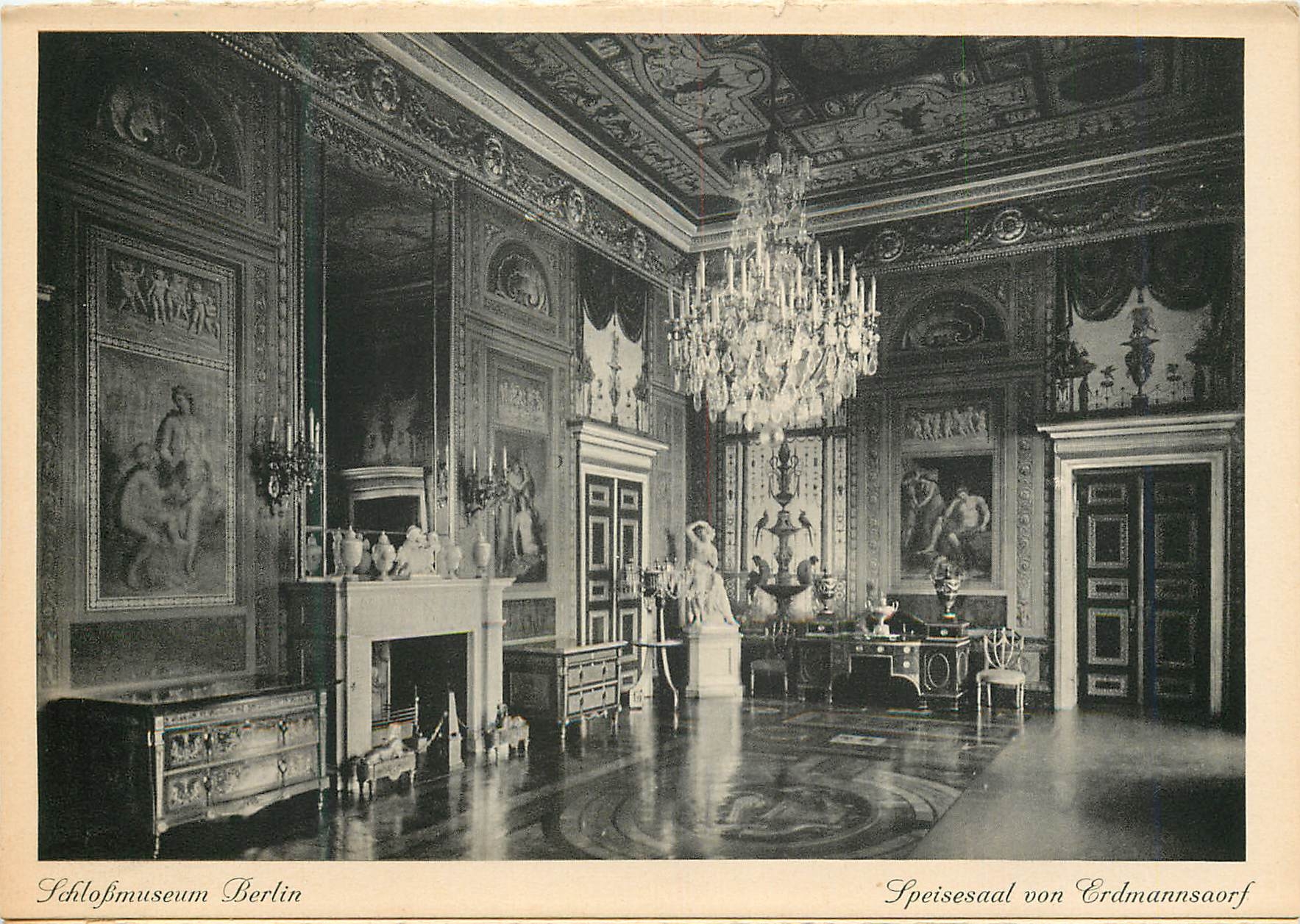 CPA Schlossmuseum Berlin Speisesaal von Erdmannsaorf 
