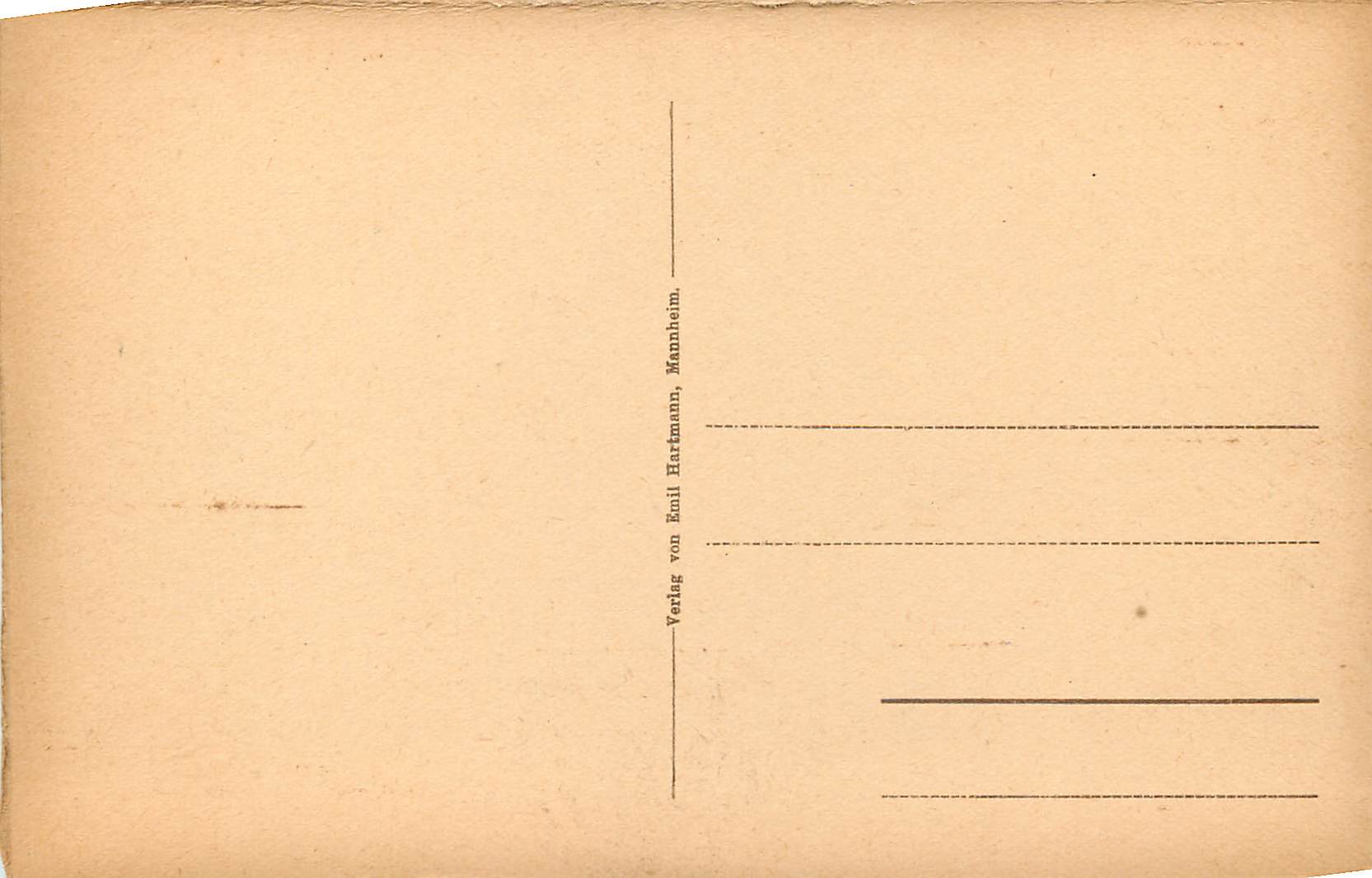 CPA Baden Baden Blick von Frieserberghafer  — Rückseite