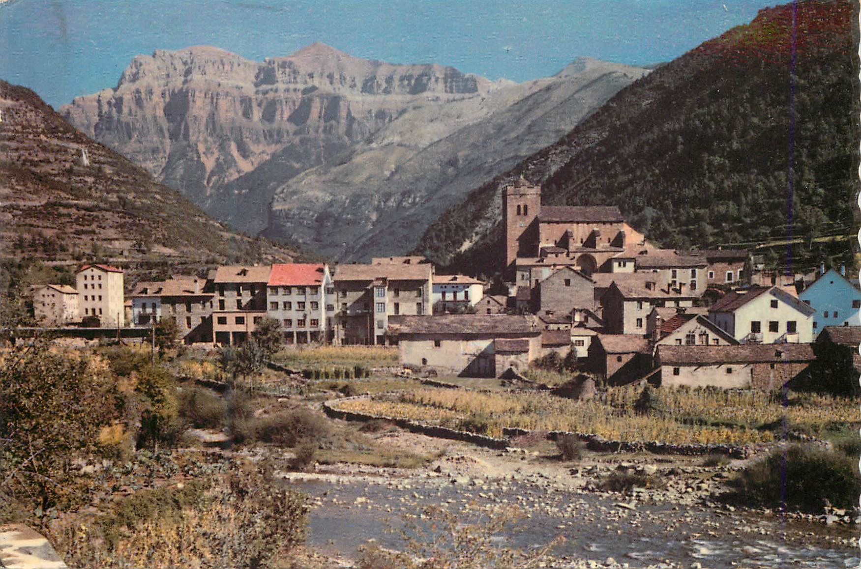 CPM Pirineos Aragoneses Broto Vue partielle 