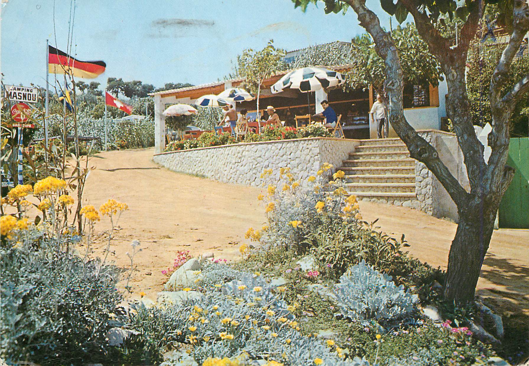 CPM Camping Masnou Vue partielle du camping