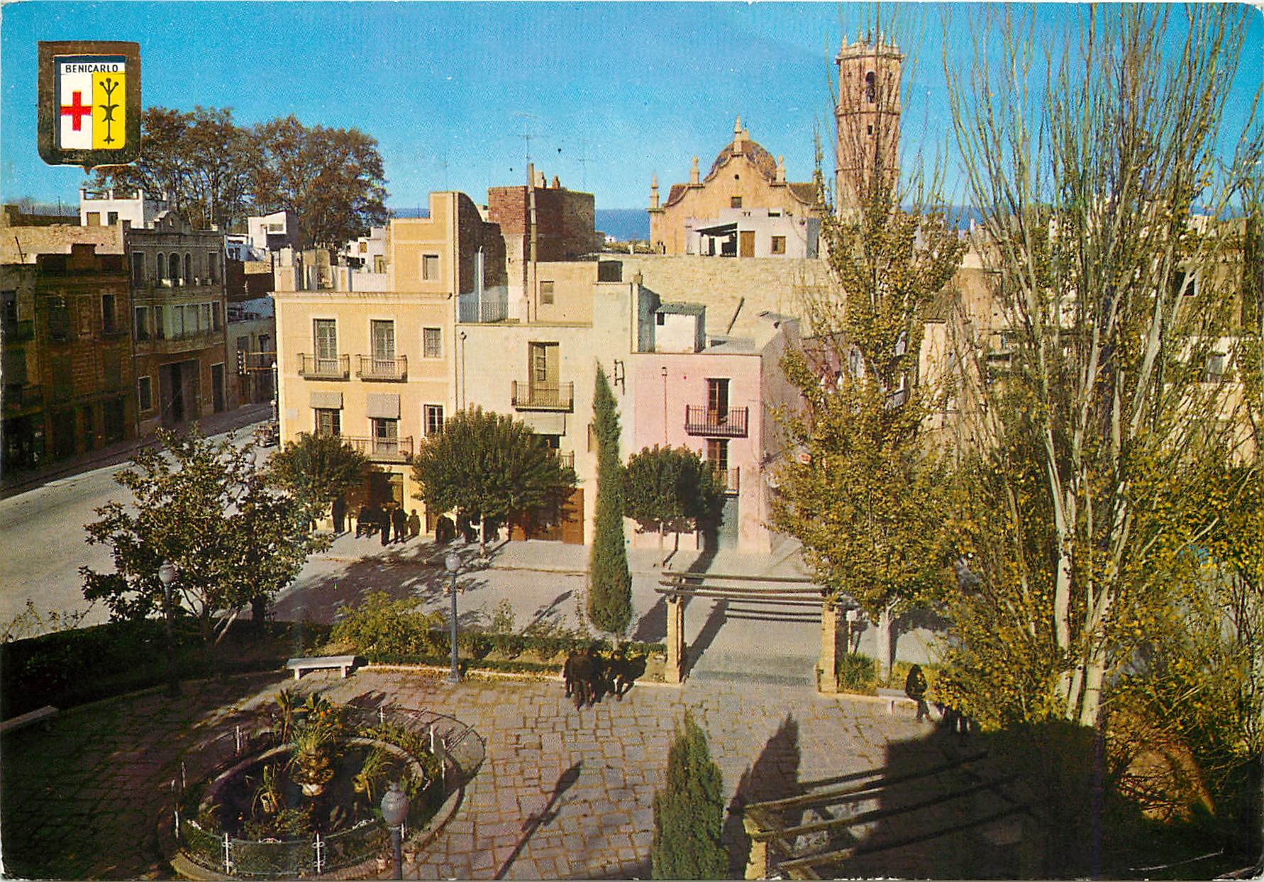 CPM Benicarlo Castellon Place du Generalissime 