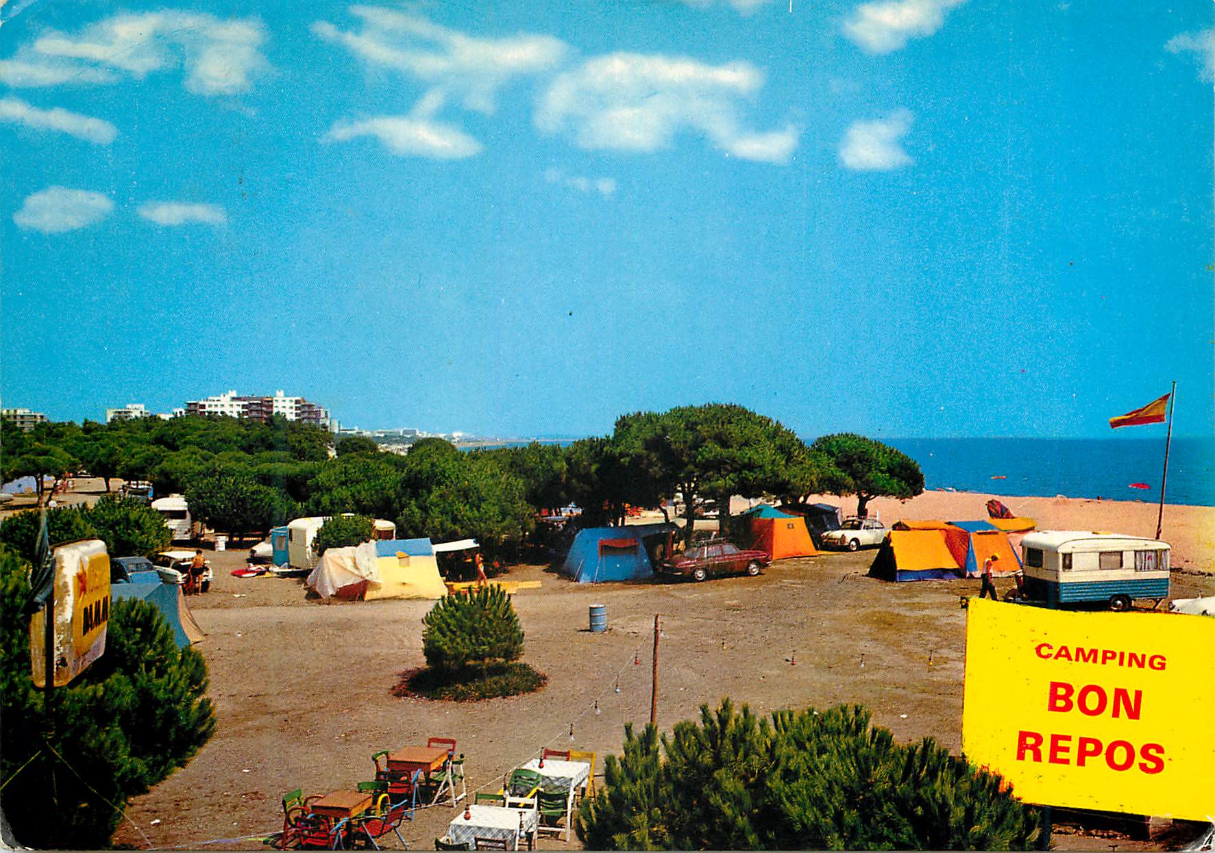 CPM Camping Bon Repos Santa Susana Entree pour Malgrat de Mar 