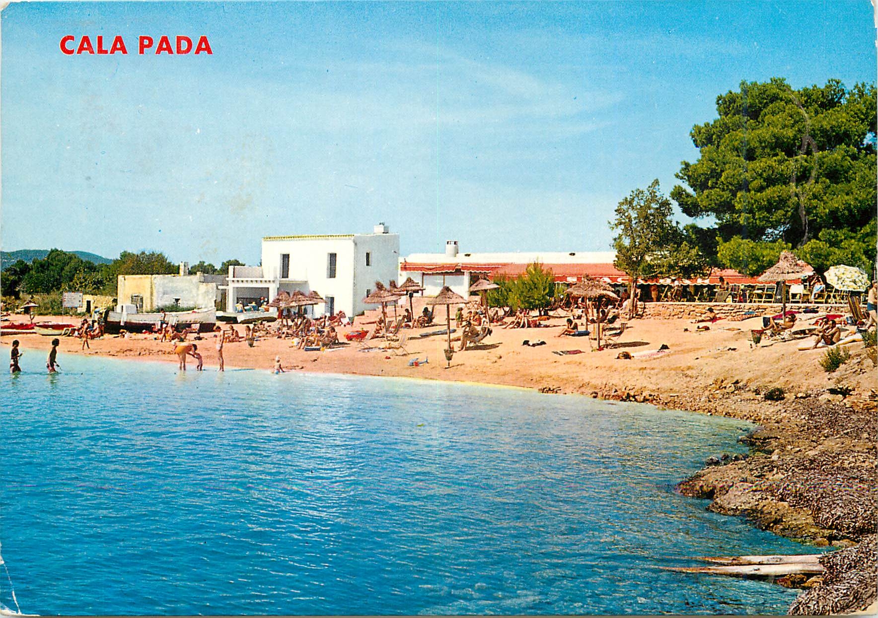 CPM Santa Eulalia de Rio Ibiza Baleares Espana Plage de Cala Pada 