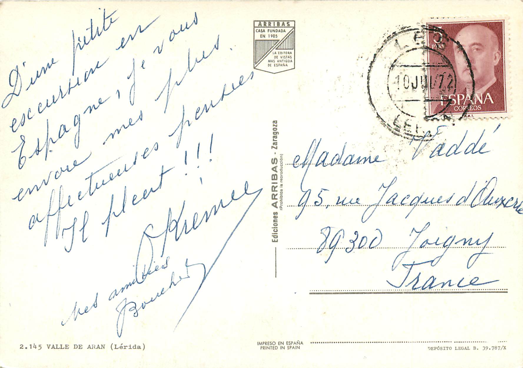CPM Valle de Aran  — Rückseite