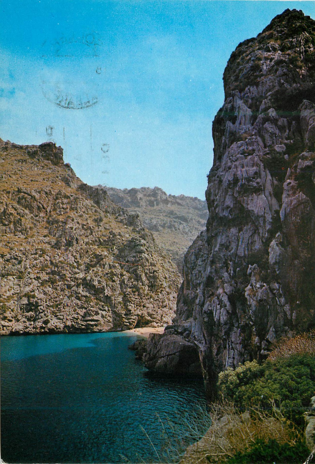 CPM Mallorca Baleares Espana La Calobra Desembocadura del Torrente de Pareys 