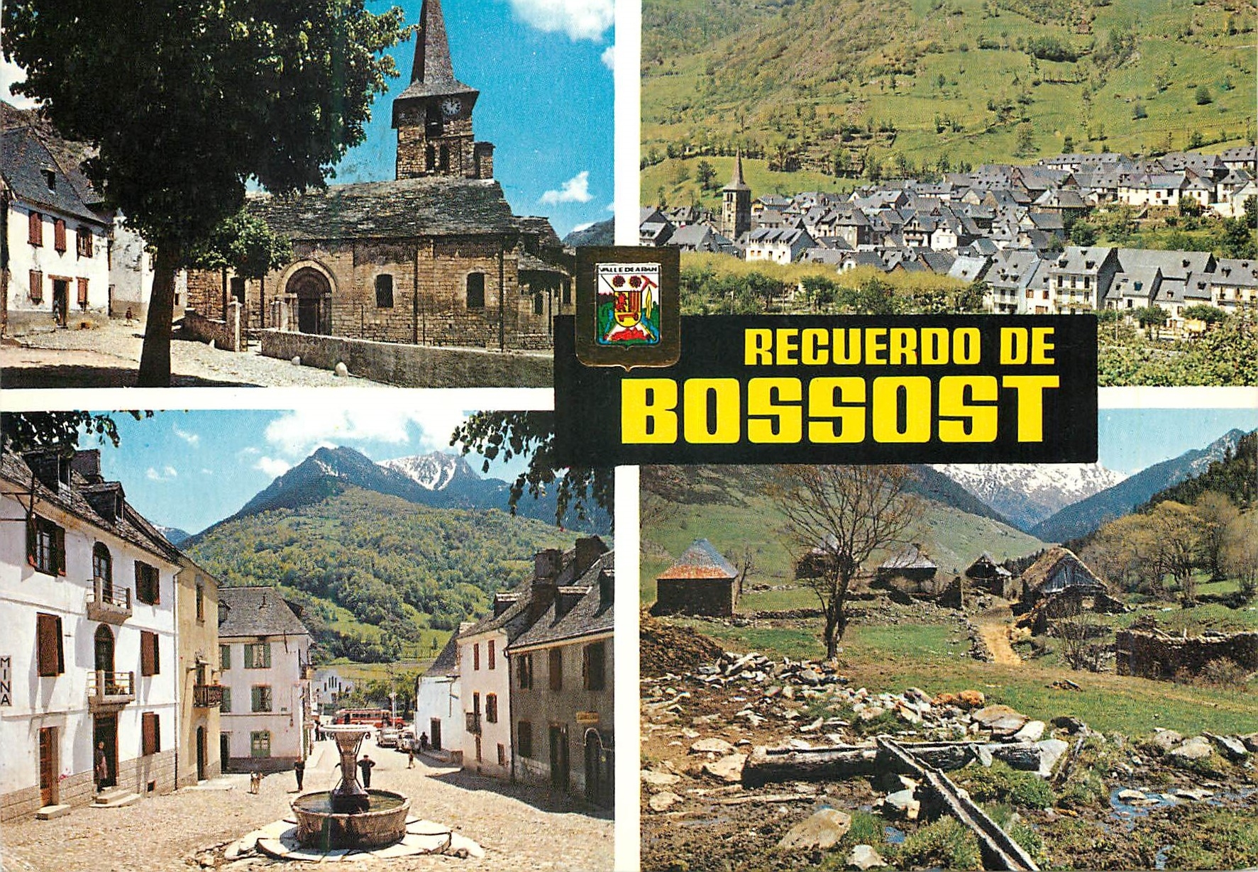 CPM Recuerdo de Bossost Pirineu Catala Lleida 
