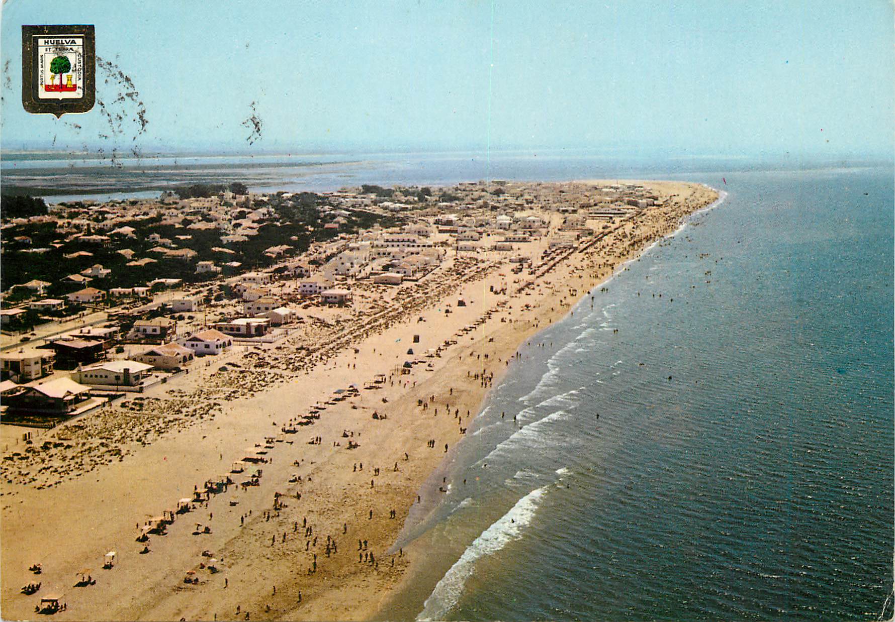CPM Huelva Plage de Punta Umbria Vue aerienne 