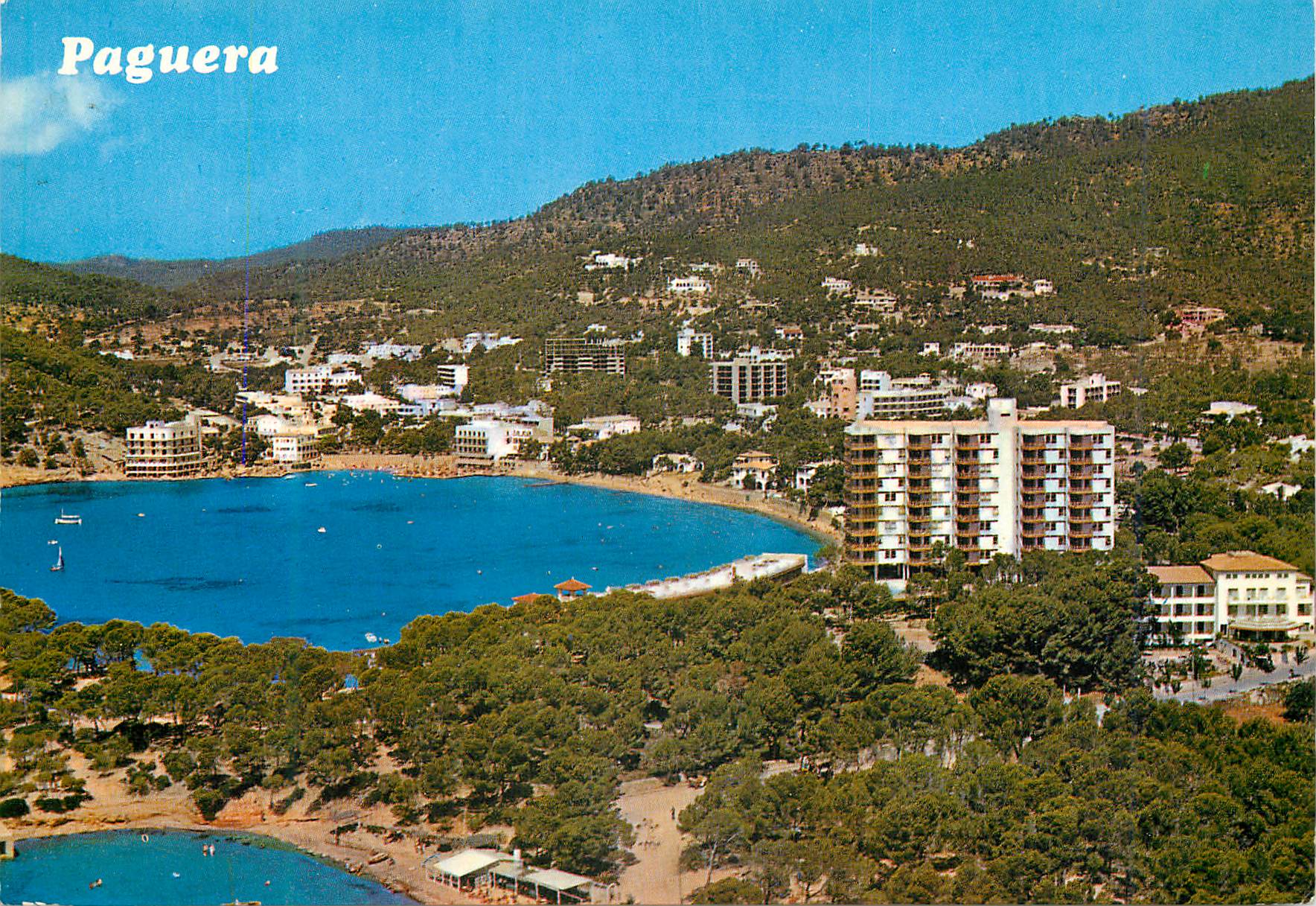 CPM Mallorca Baleares Espagne Paguera Vista parcial aerea 