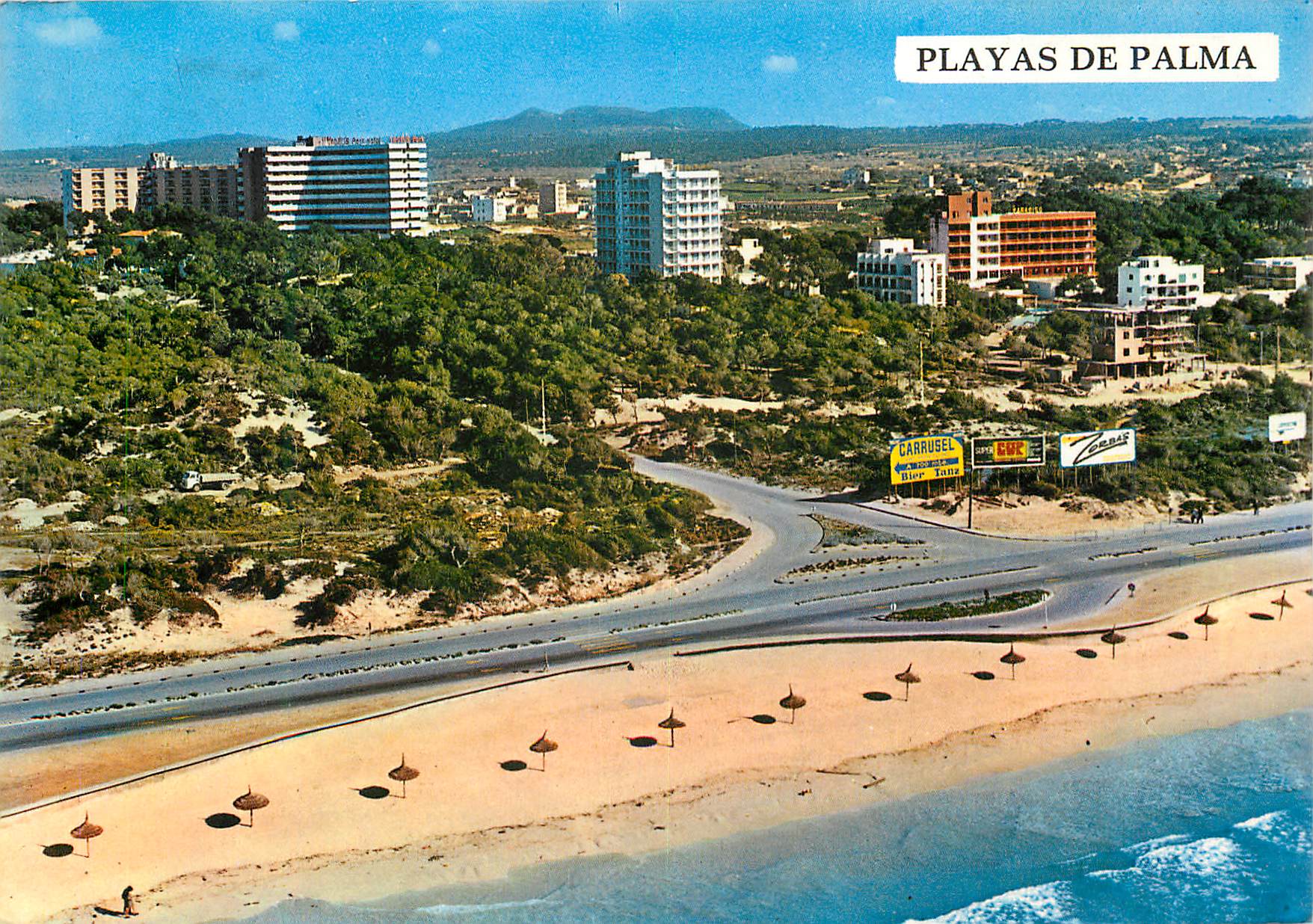 CPM Playes de Palma Mallorca Urbanizacion Las Lomas Vue aerienne 
