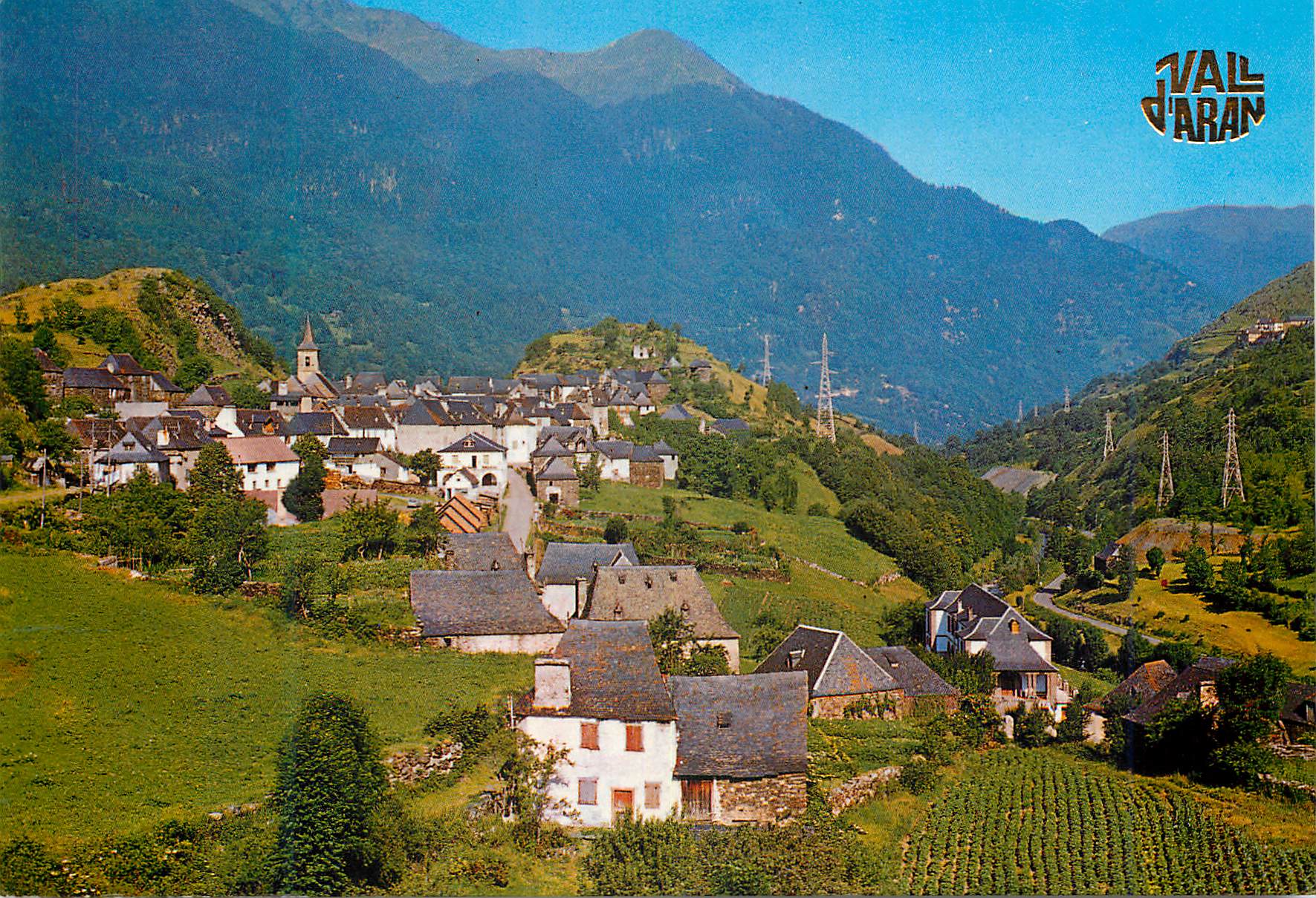 CPM Vall d Aran Les Bordas Vue generale 