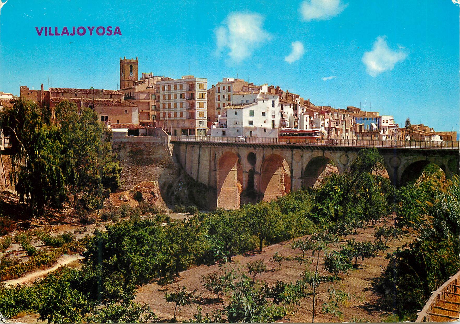 CPM Villajoyosa Alicante Vue partielle 