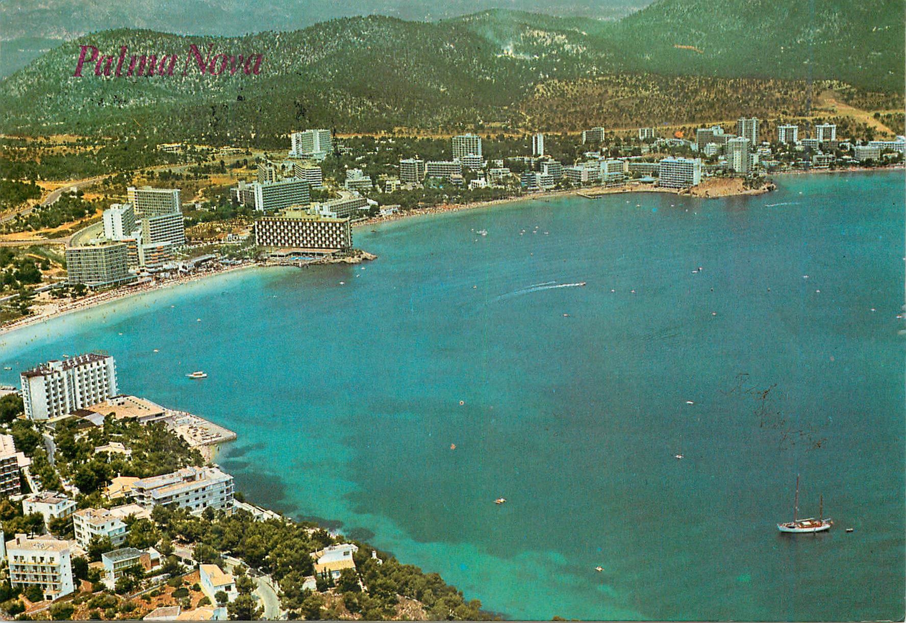 CPM Mallorca Baleares Espana Palma Nova Vista parcial aerea 