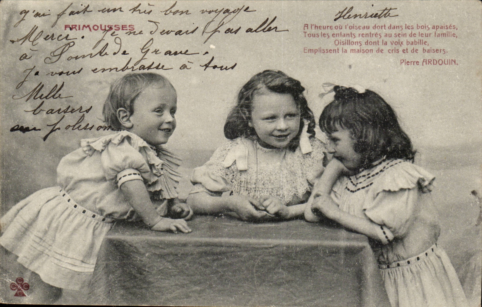 CPA Enfants Frimousses Pierre ardouin a l'heure ou l'oiseau dort