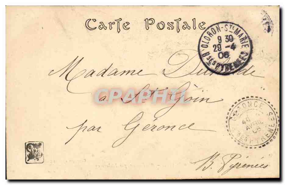 Salon de 1905 CPA Confidences par Etcheverry (femmes) — Rückseite