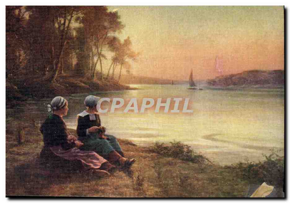 Fantaisie CPA G Maponiez Au bord de l'Odet