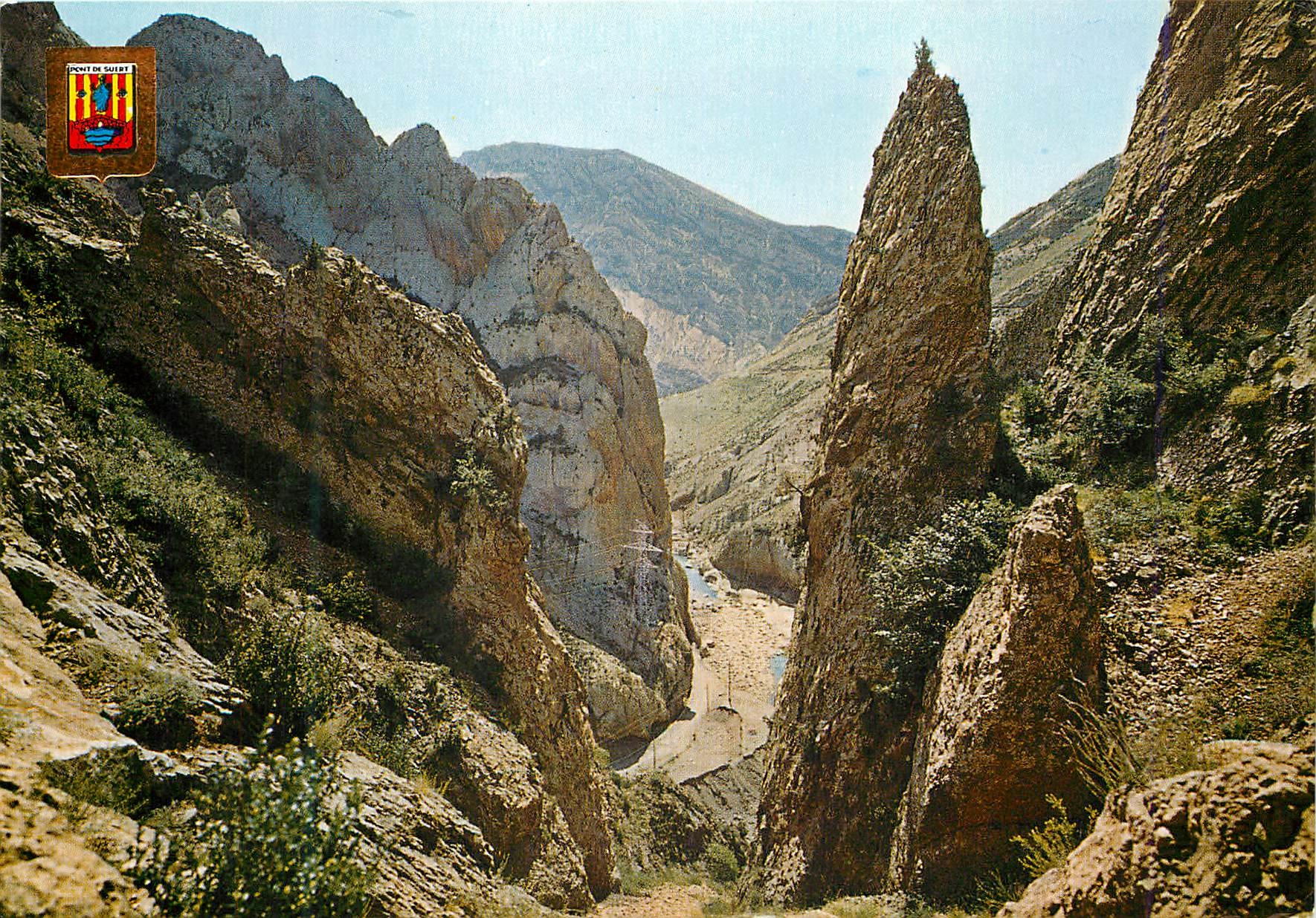 CPM Pirineu Catala (Lleida) Vall Ribagorcana Pont de Suert Defile d'Escales