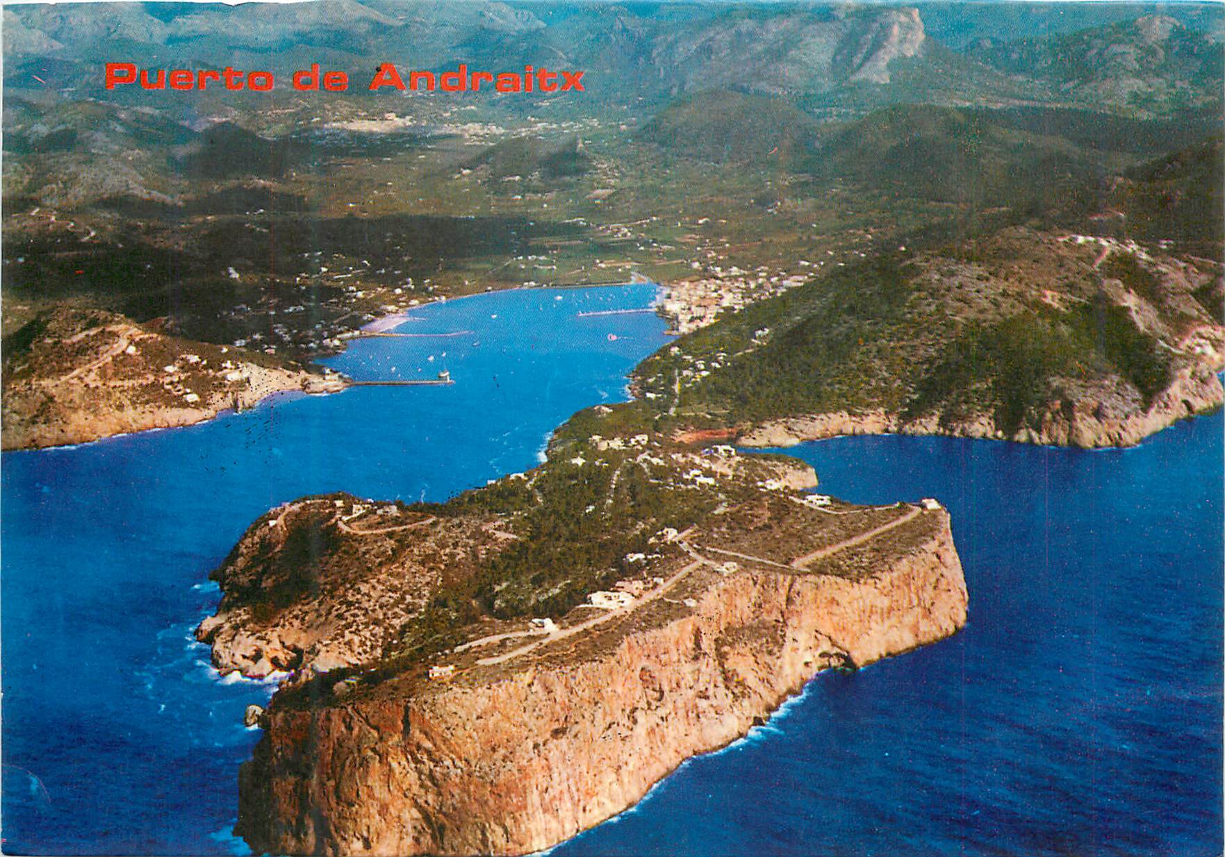 CPM Vista aerea del Puerto de andraitx Mallorca