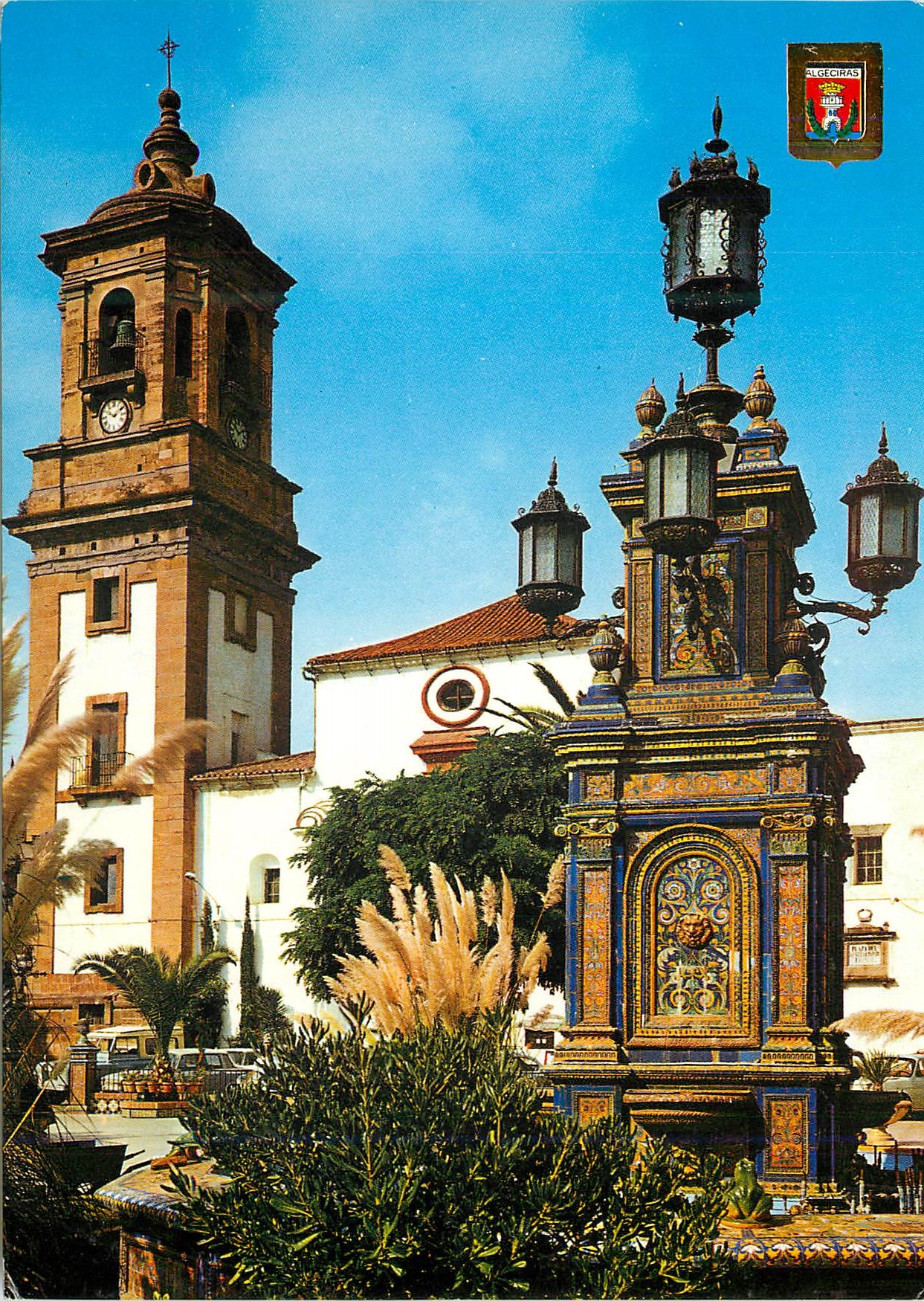 CPM Algeciras place generalistme tour de l'eglise de notre dame de la palme