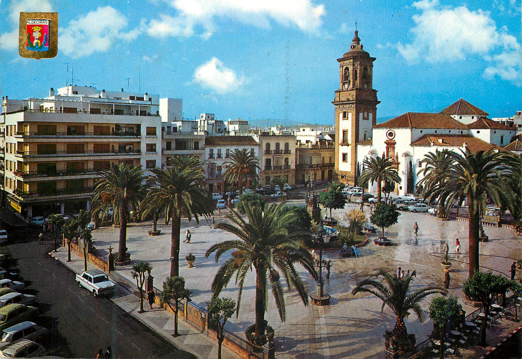 CPM Algeciras place generalistme tour de l'eglise de notre dame de la palme
