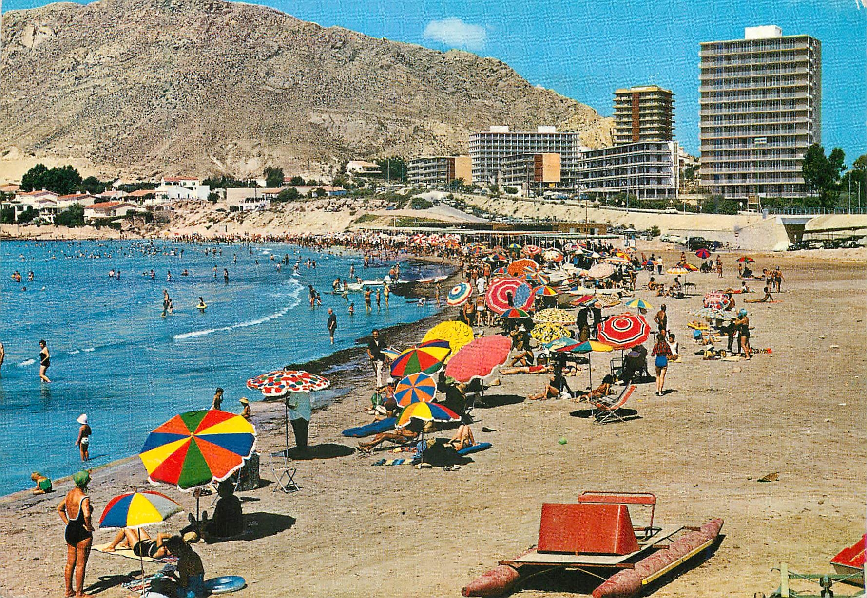 CPM Alicante  plage de la albufereta Pedalo