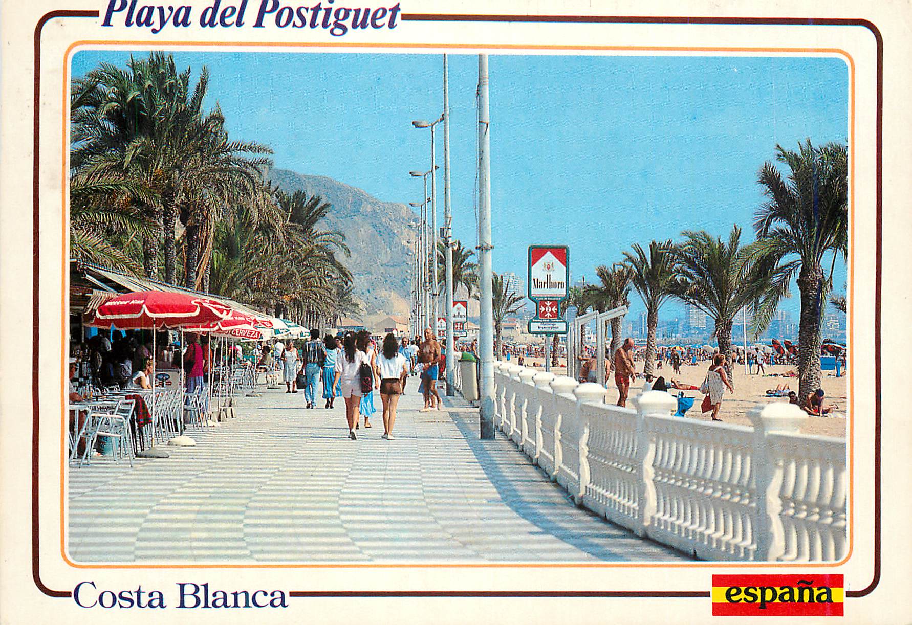CPM Alicante  plage del postiguet