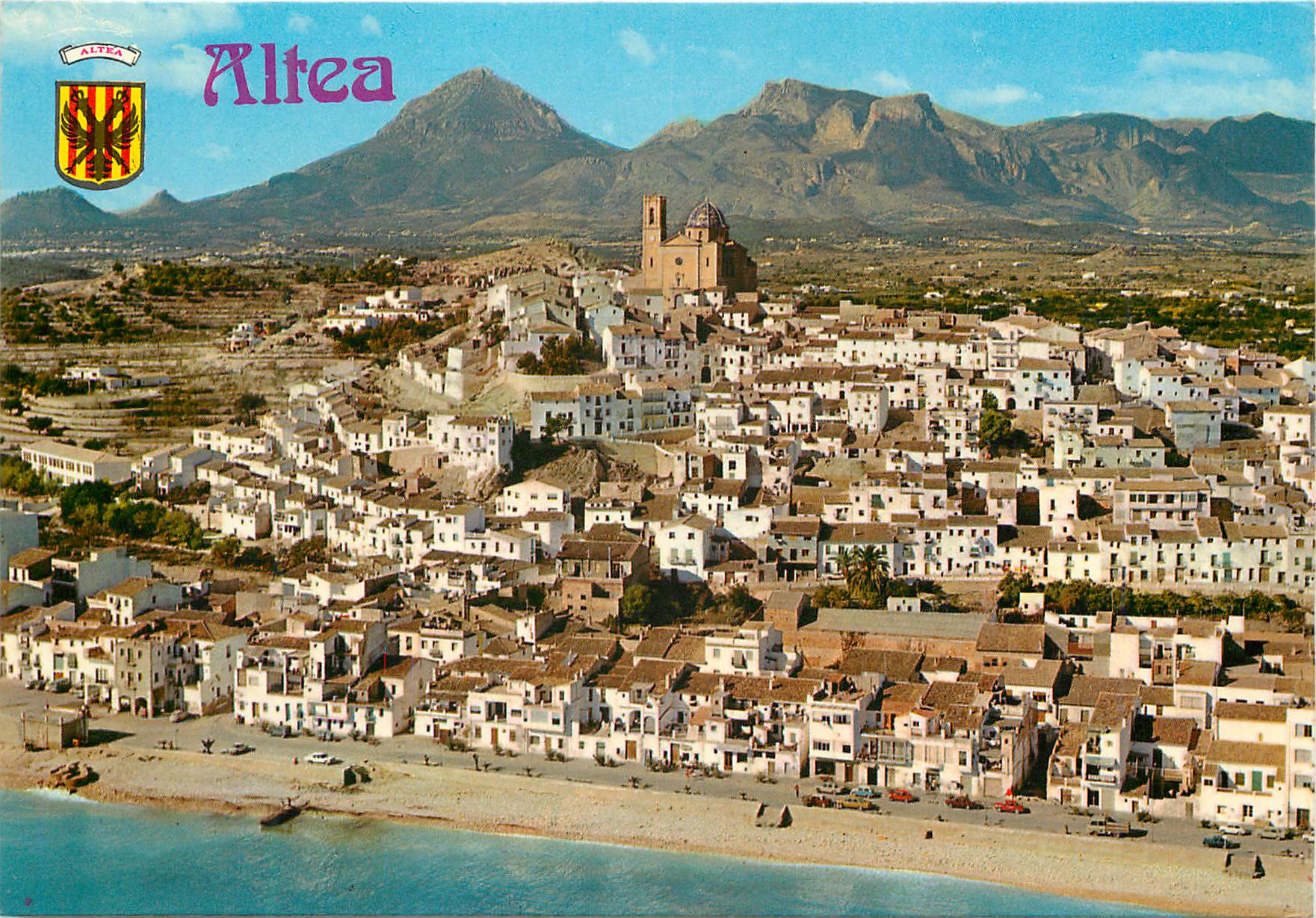 CPM Altea (alicante) vue partielle aerienne