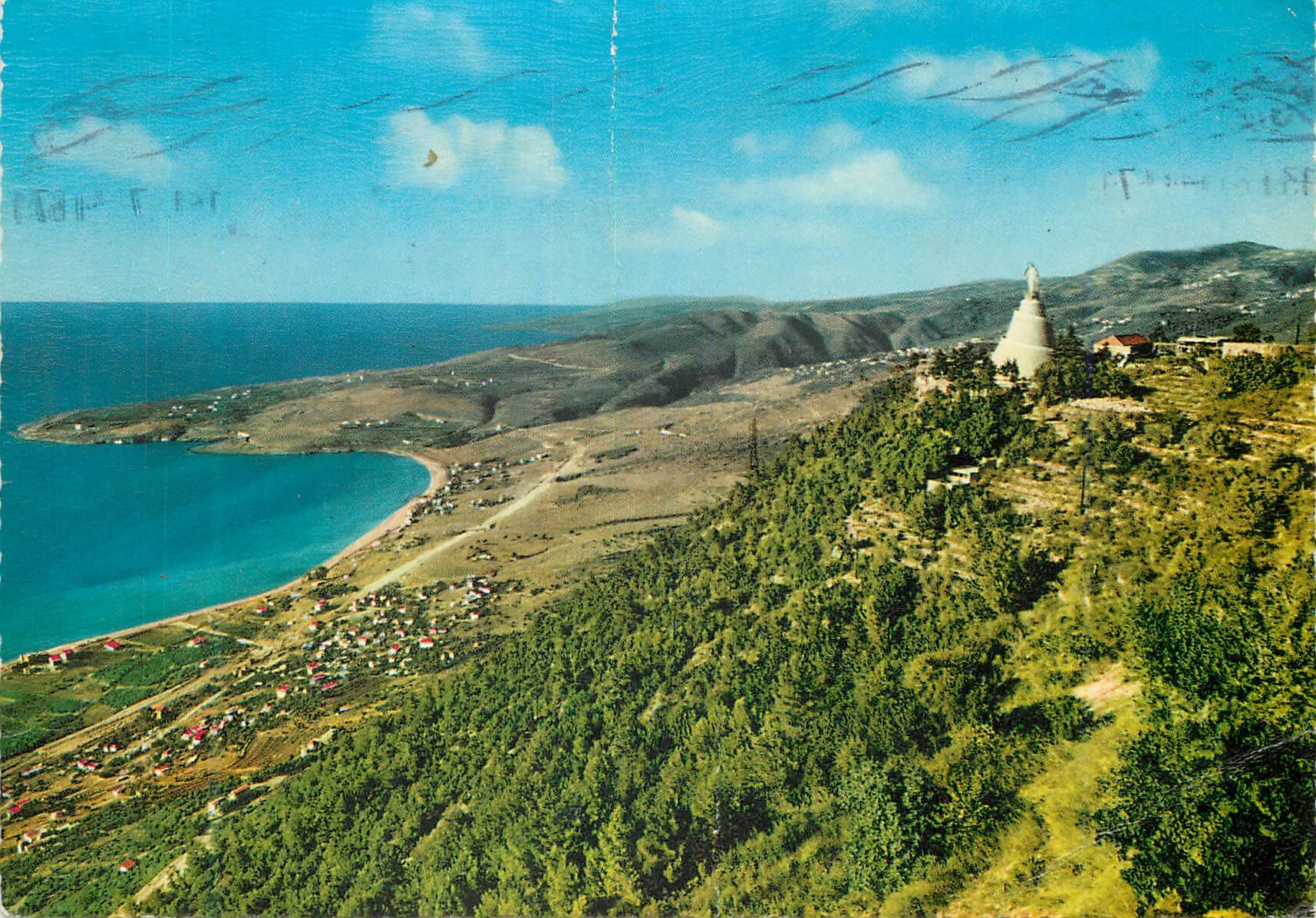 CPM Liban Harissa notre dame du Liban et la baie de jounien